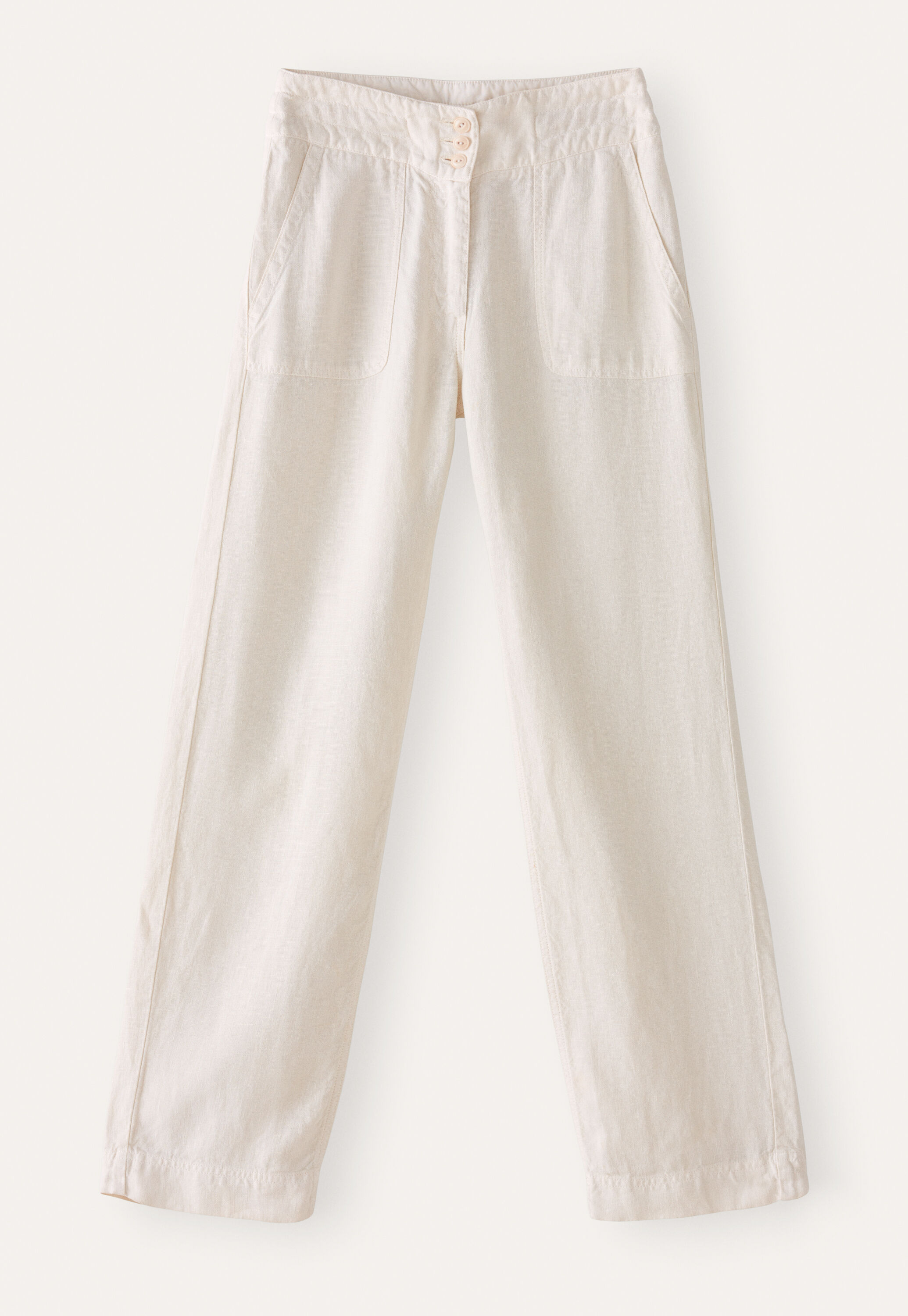 Entspannt geschnittene Hose mit geradem Bein