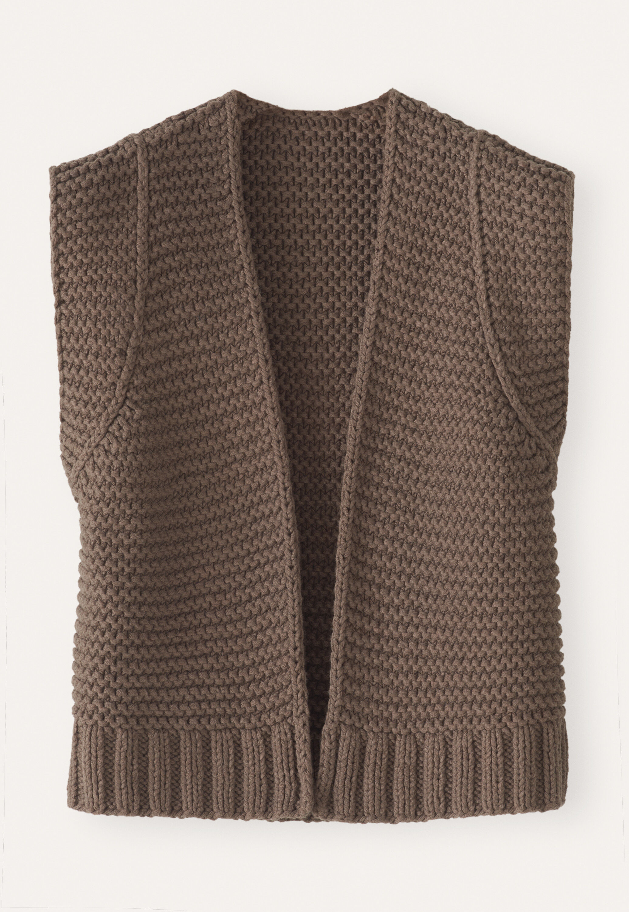 Handgestrickte Weste