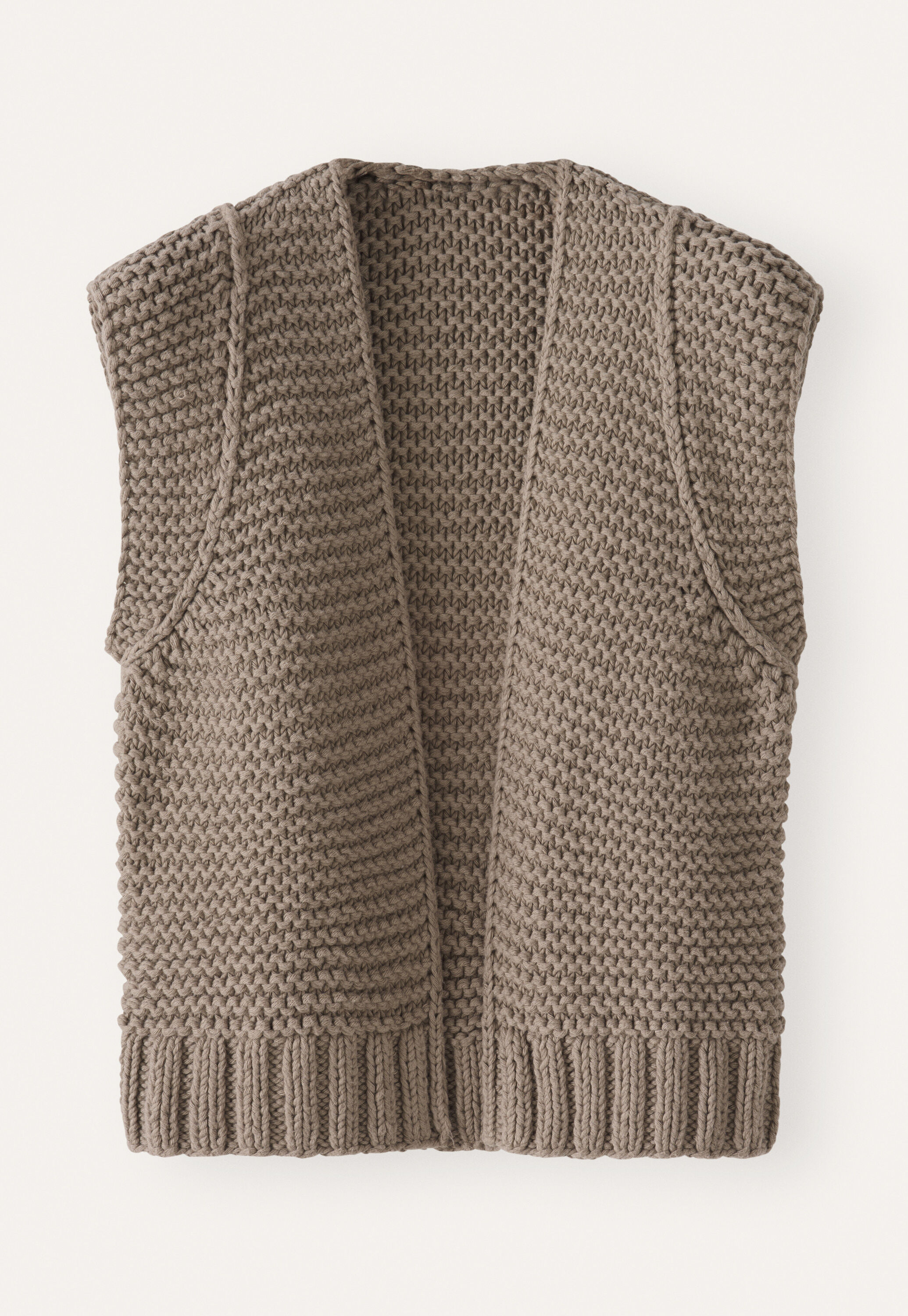 Handgestrickte Weste