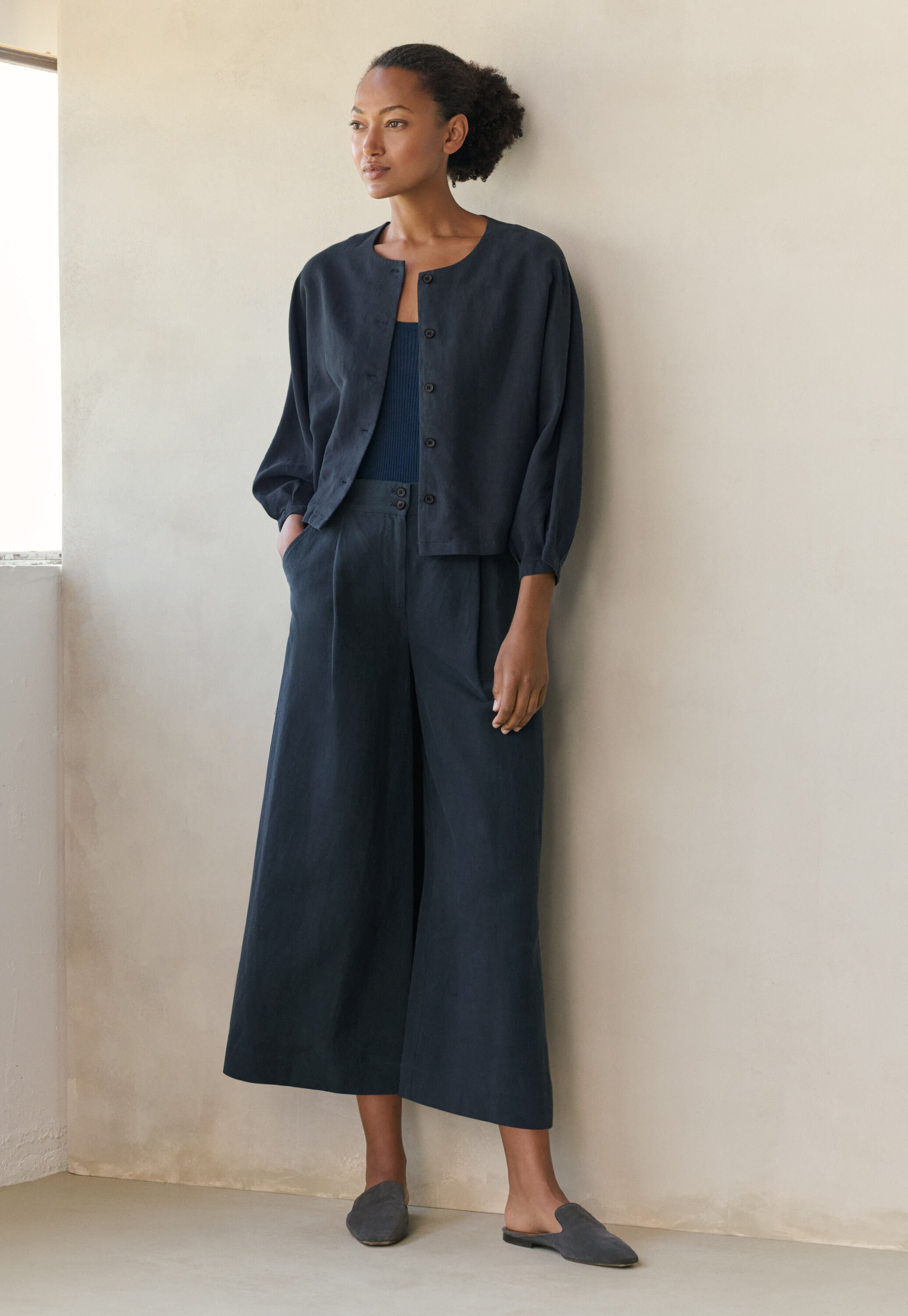 Jacke mit Dolman-&Auml;rmeln