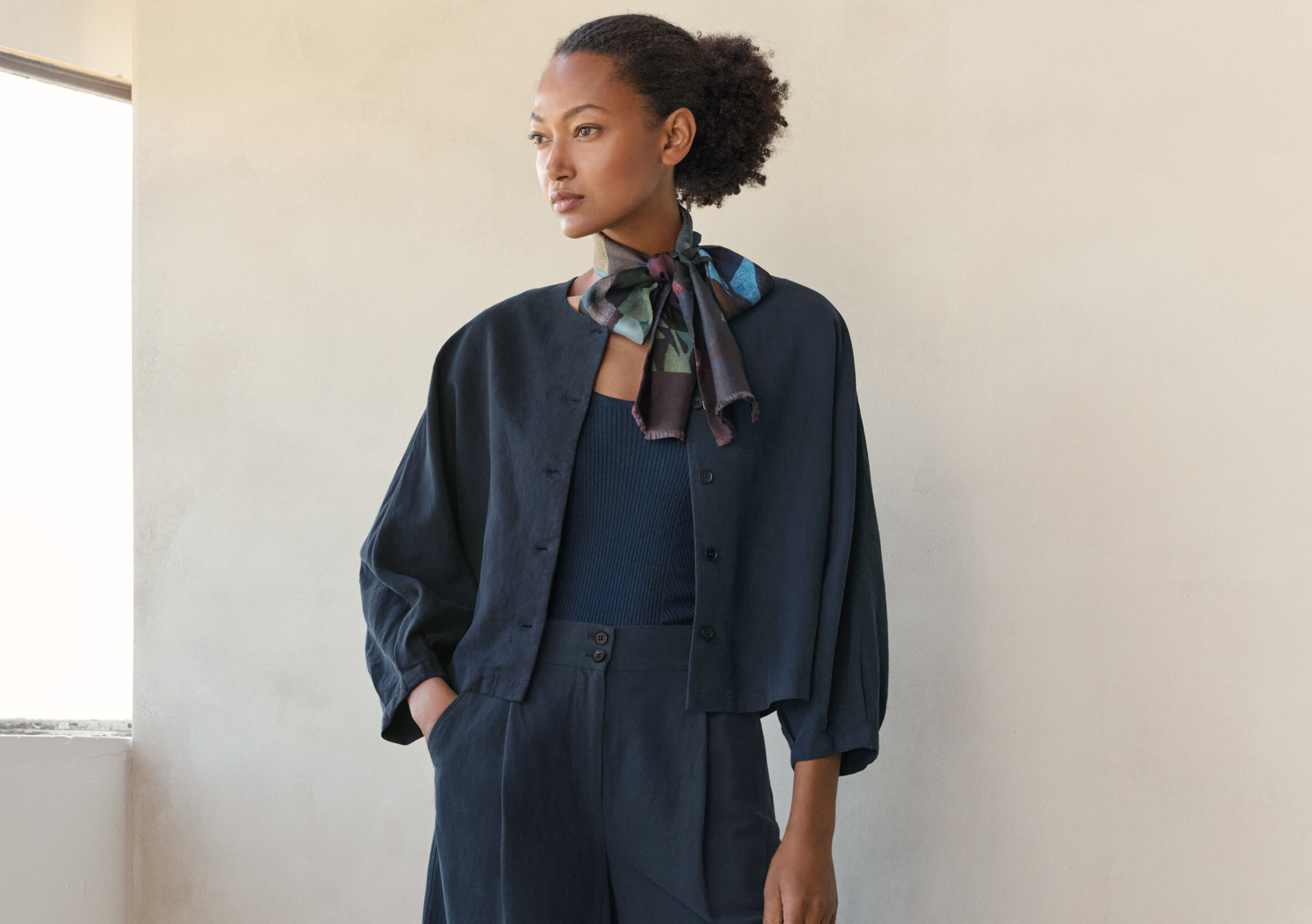 Jacke mit Dolman-&Auml;rmeln