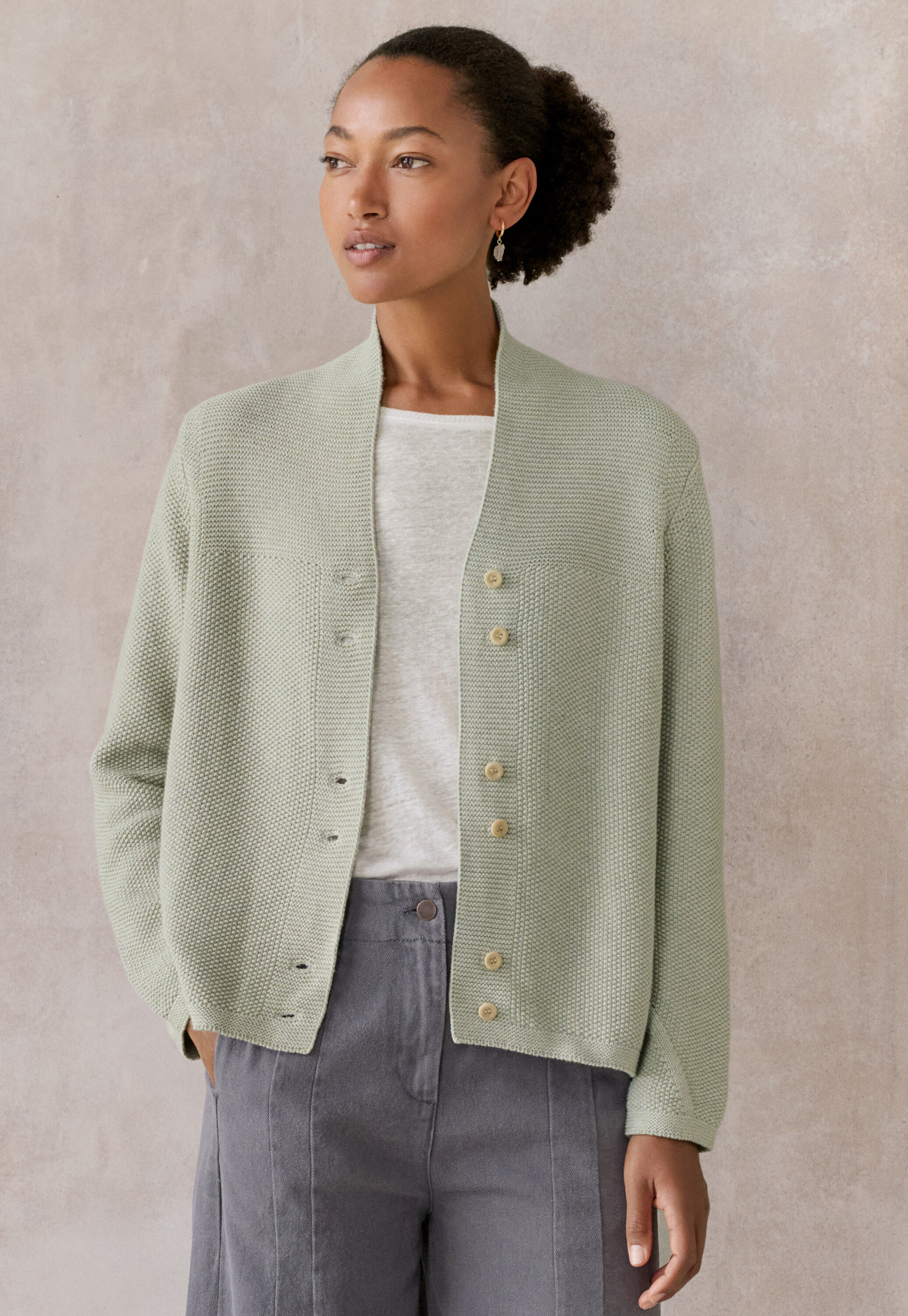 Cardigan mit Knopfleiste