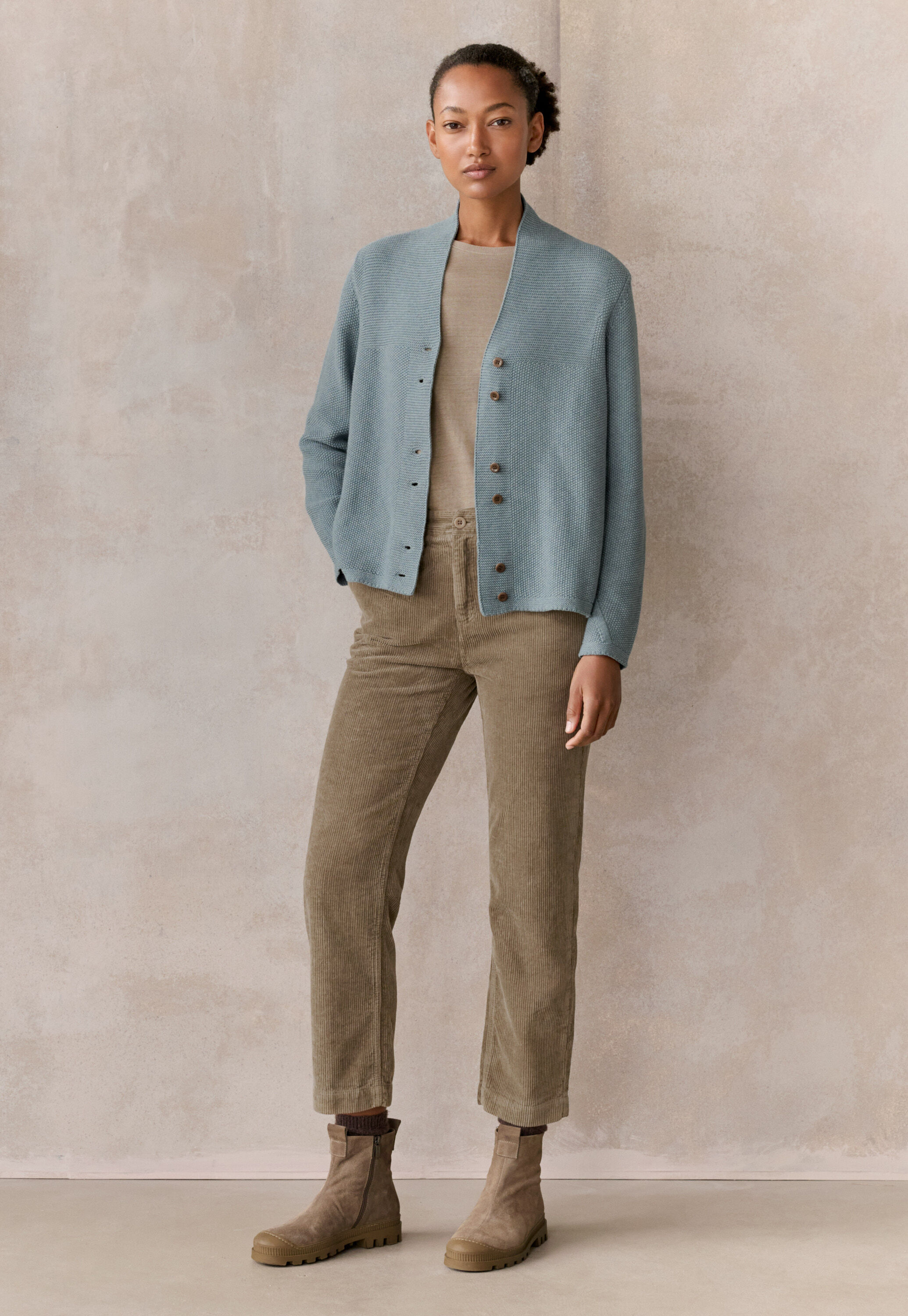 Cardigan mit Knopfleiste