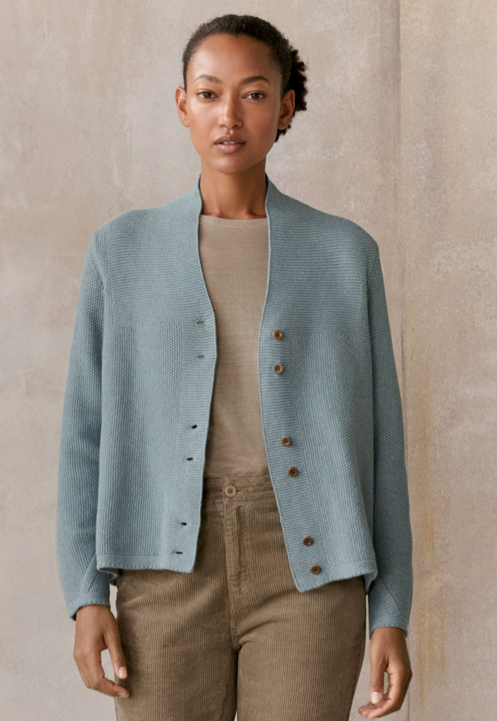 Cardigan mit Knopfleiste