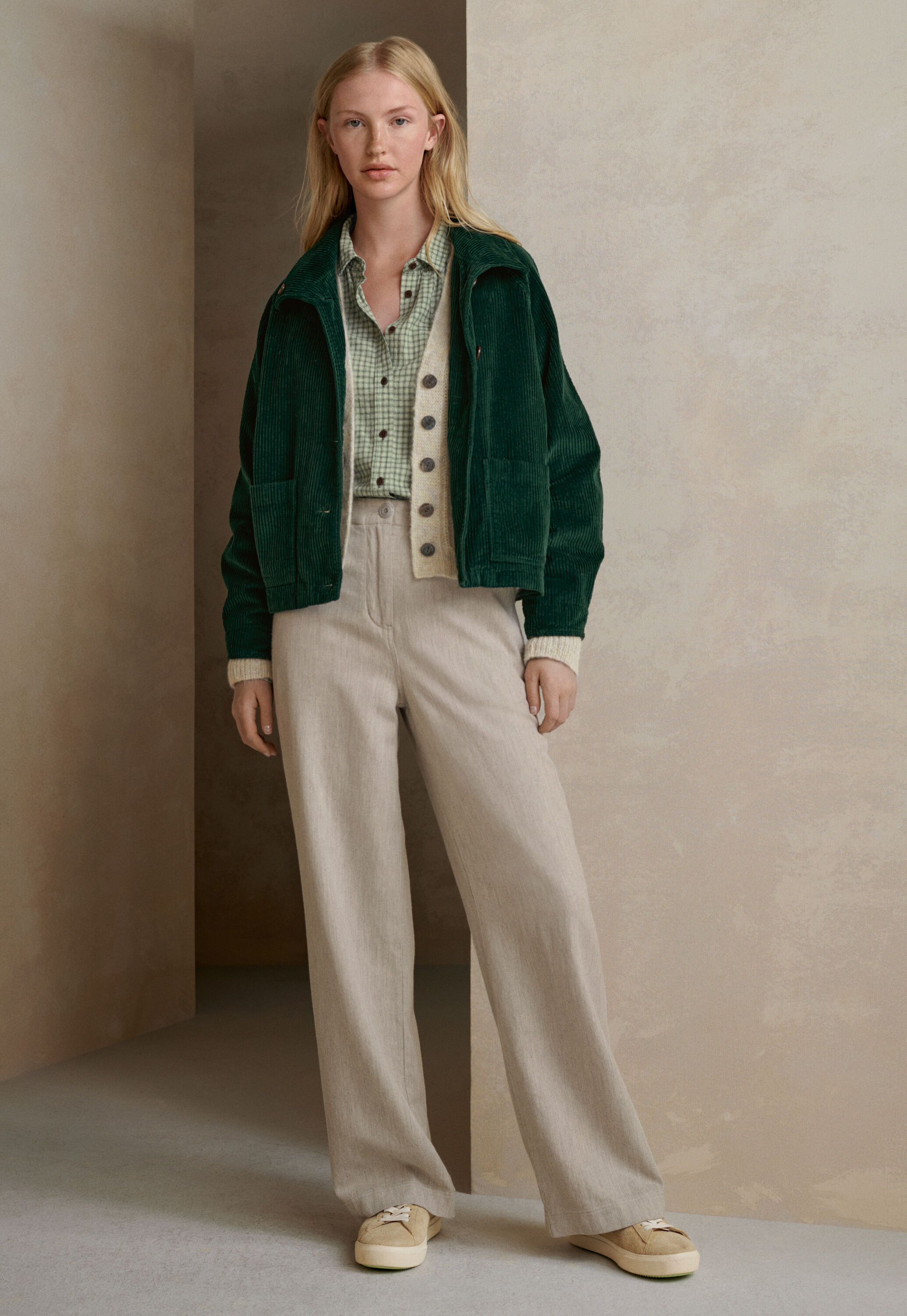 Cardigan mit V-Ausschnitt