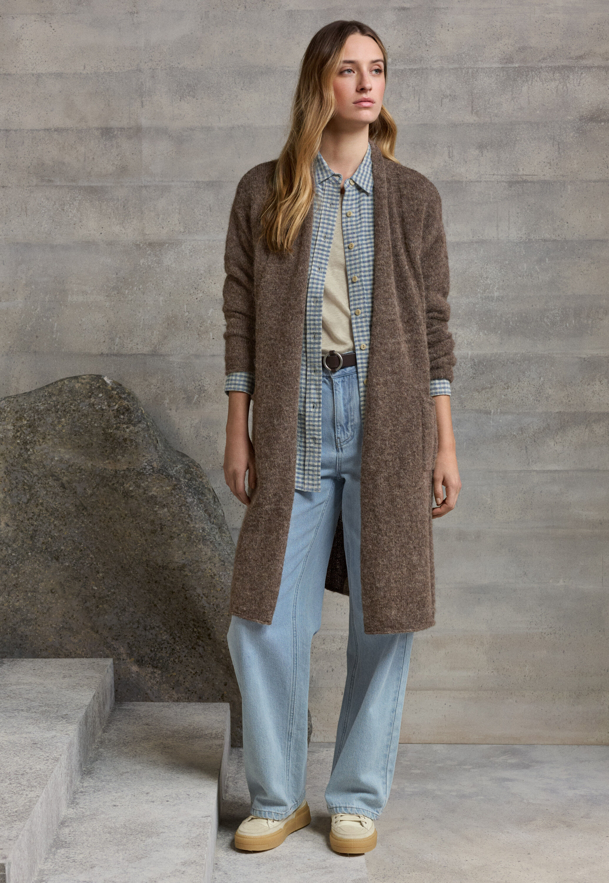 Bluse mit Vichy-Karo