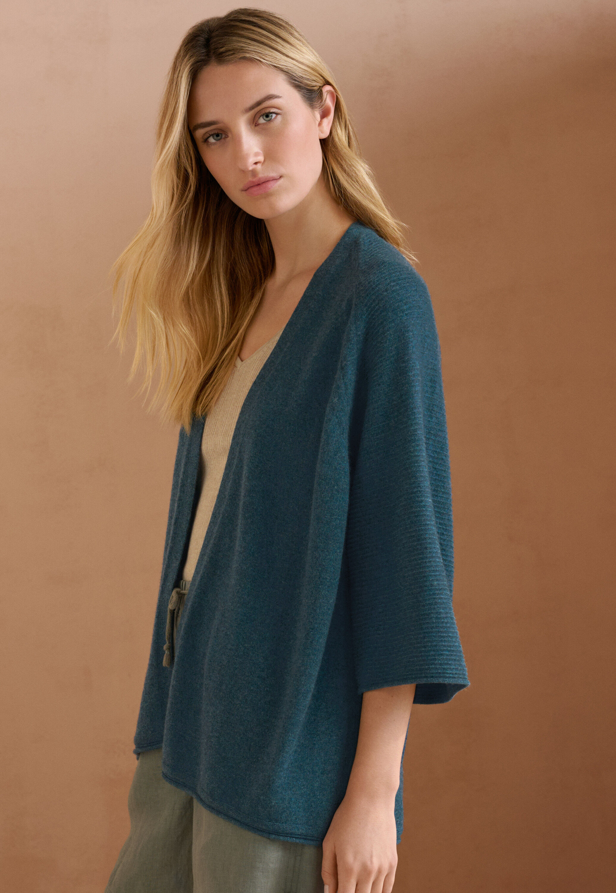 Cardigan im Kimono-Stil