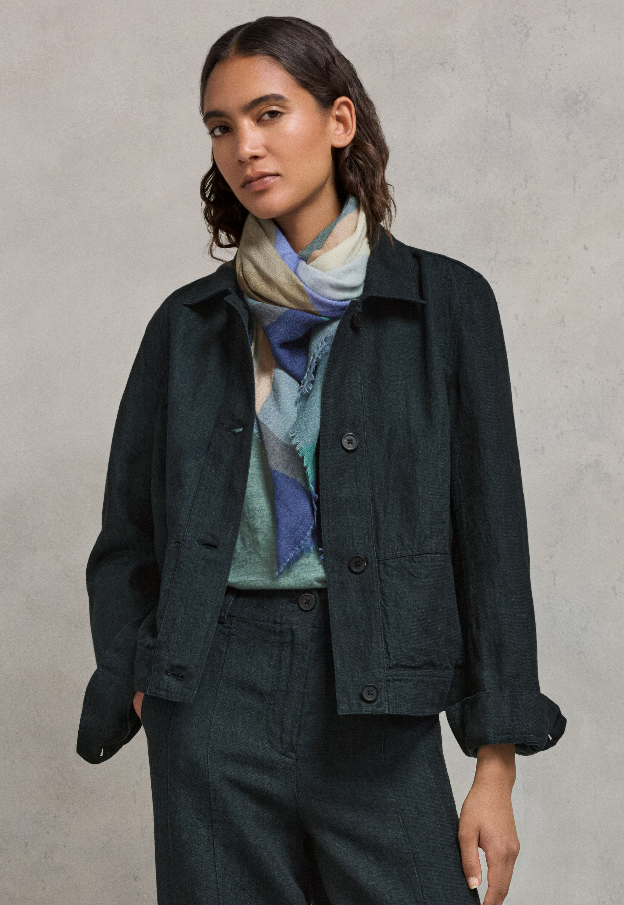 Kastige Jacke