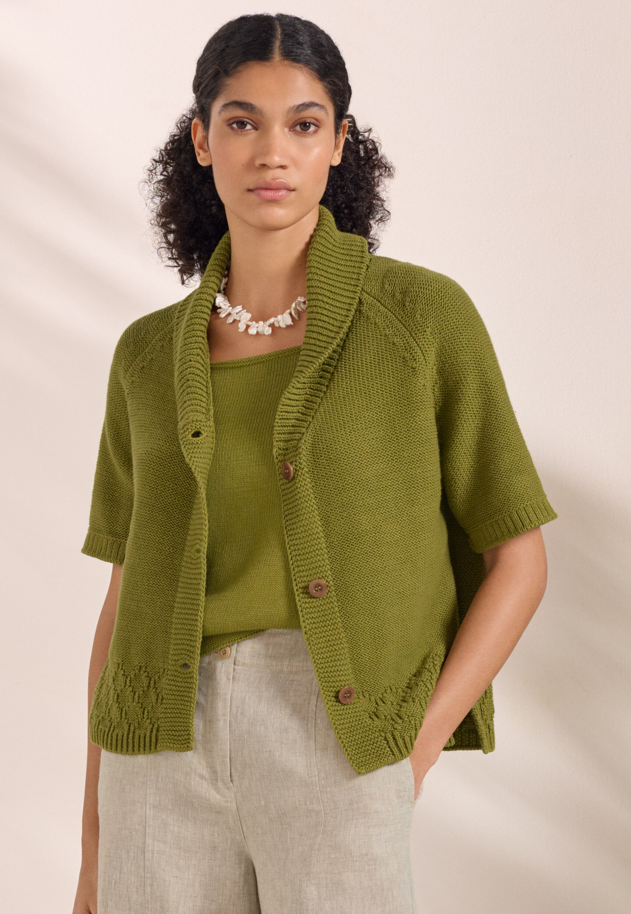 Gestricktes Tr&auml;ger-Top<br>