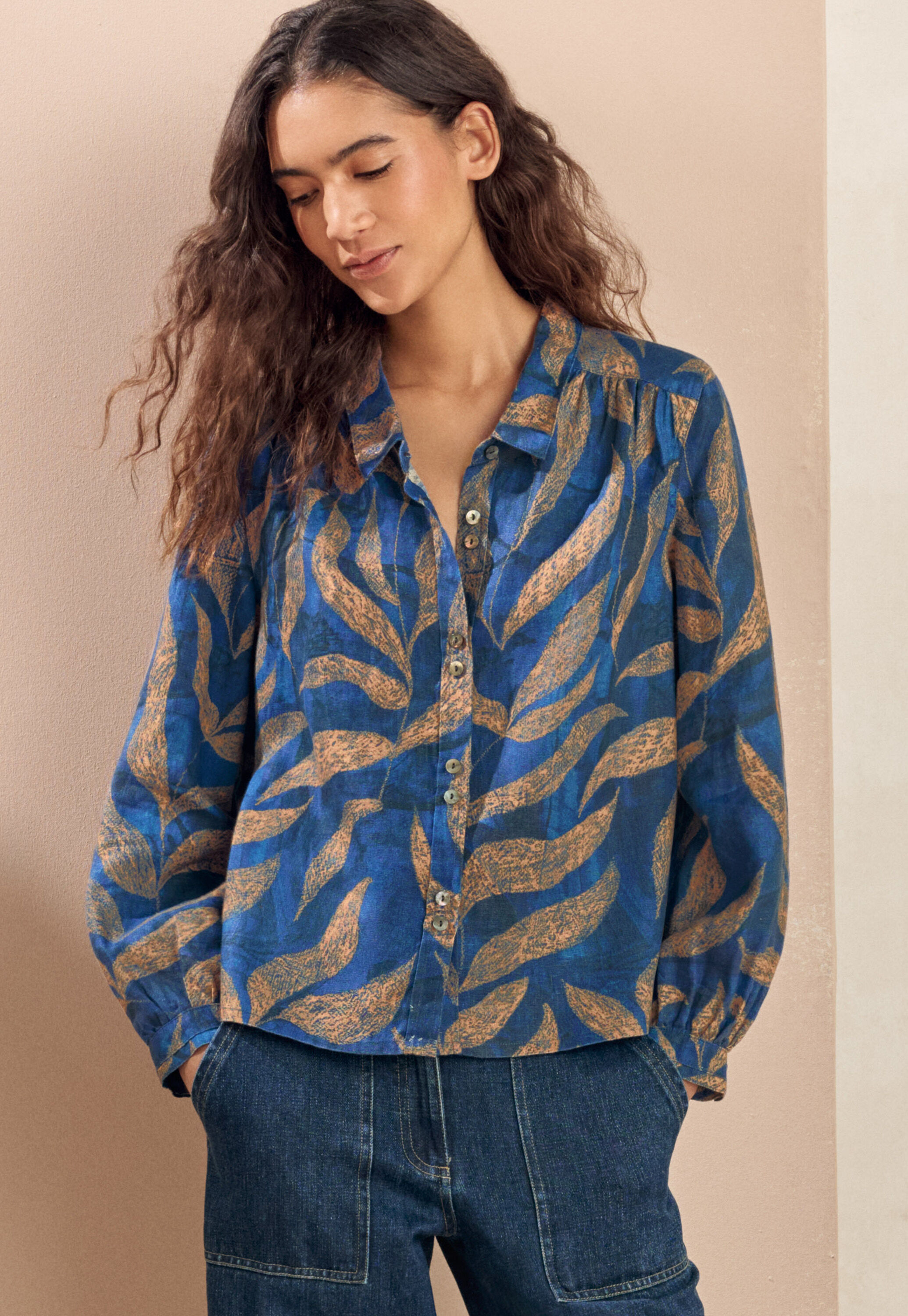 Bedruckte Bluse