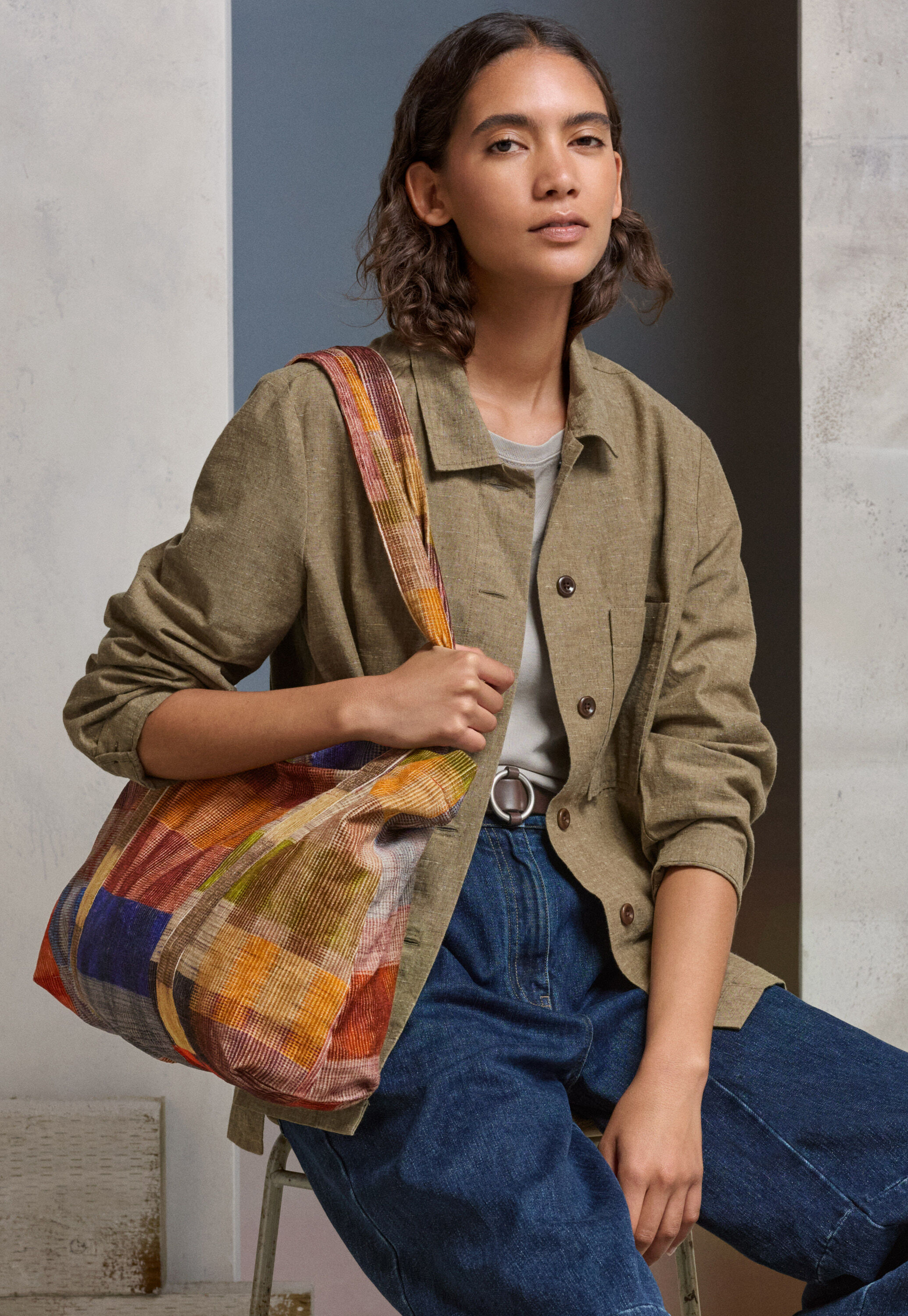 Strukturiertes Overshirt