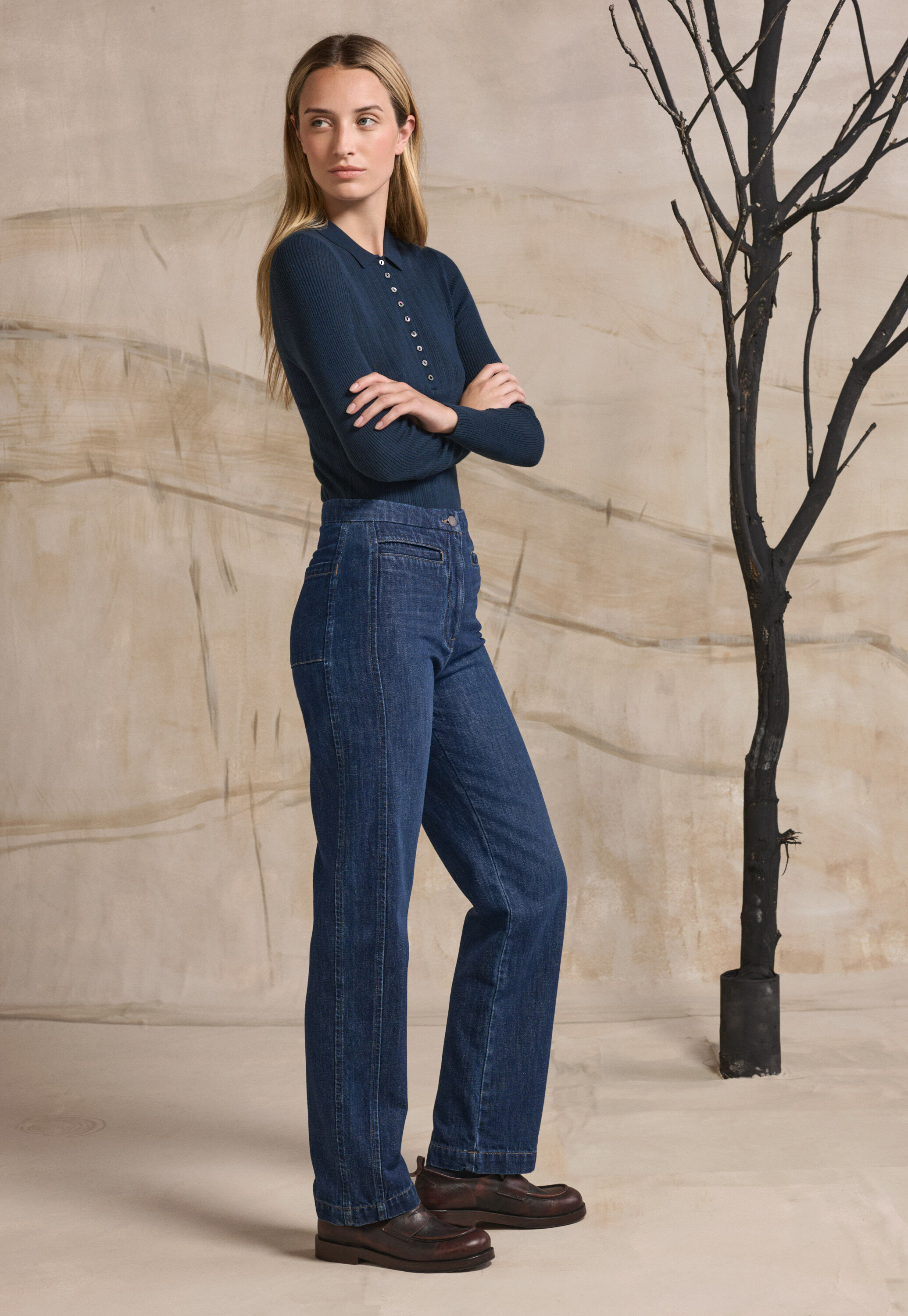 Schmale gerade Jeans