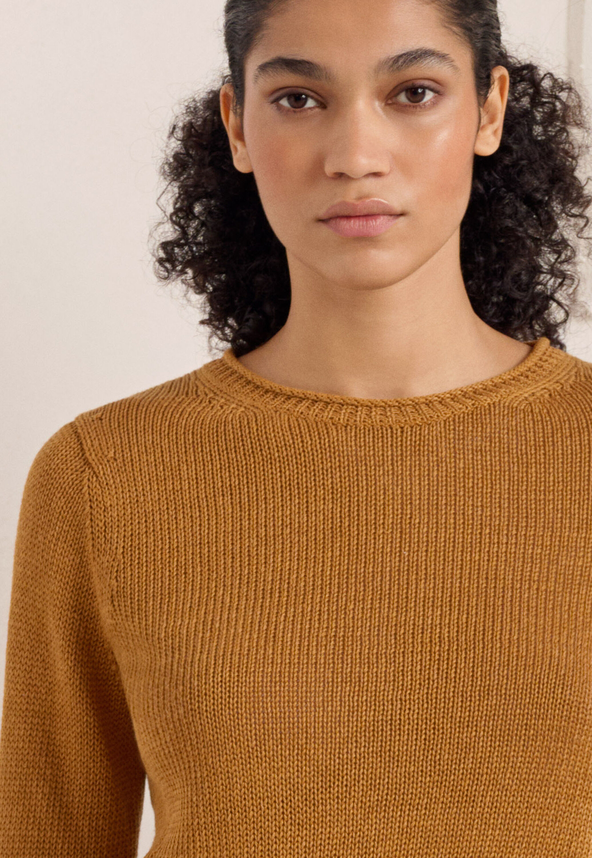 Lang&auml;rmeliger Pullover