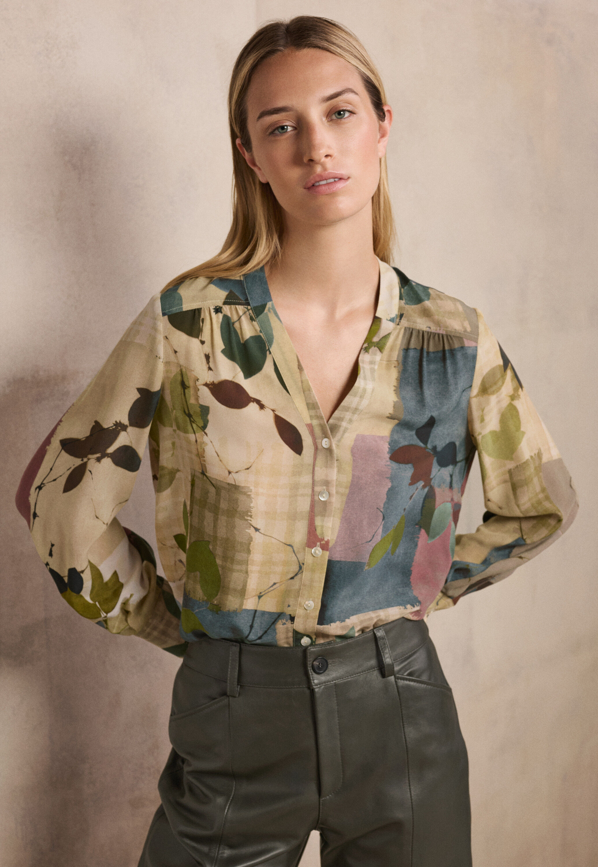 Bedruckte Bluse