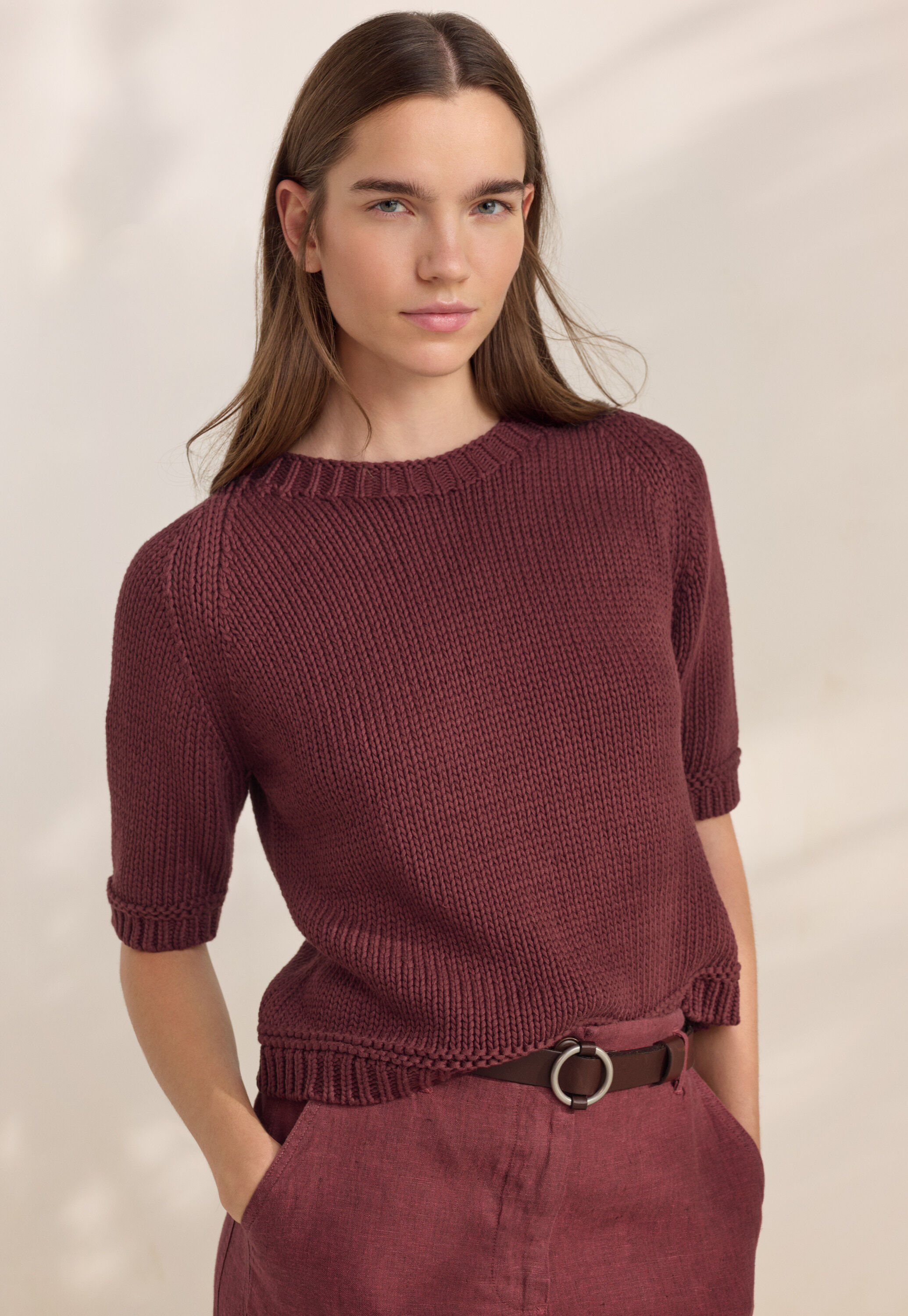 Handgestrickter Cardigan
