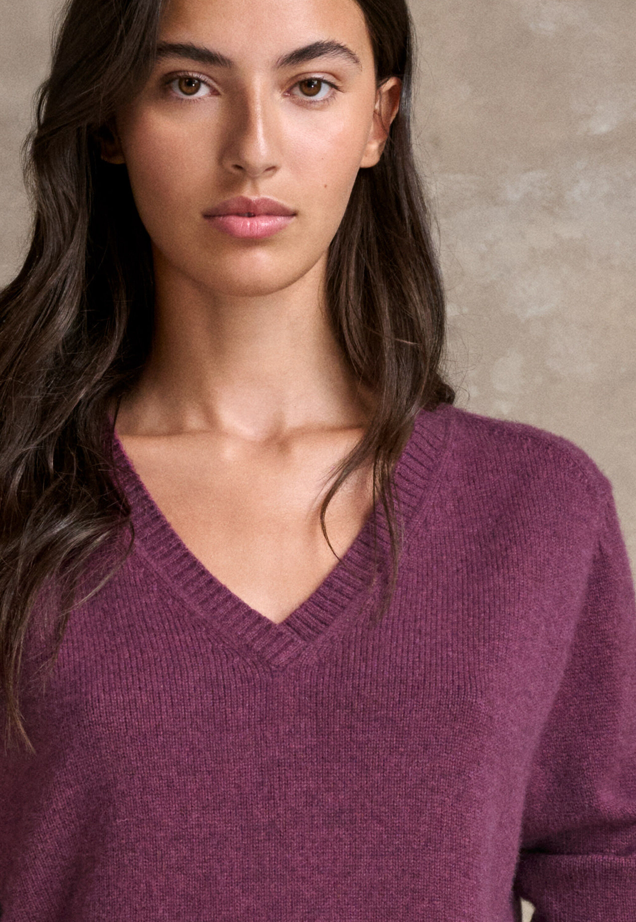 Pullover mit V-Ausschnitt