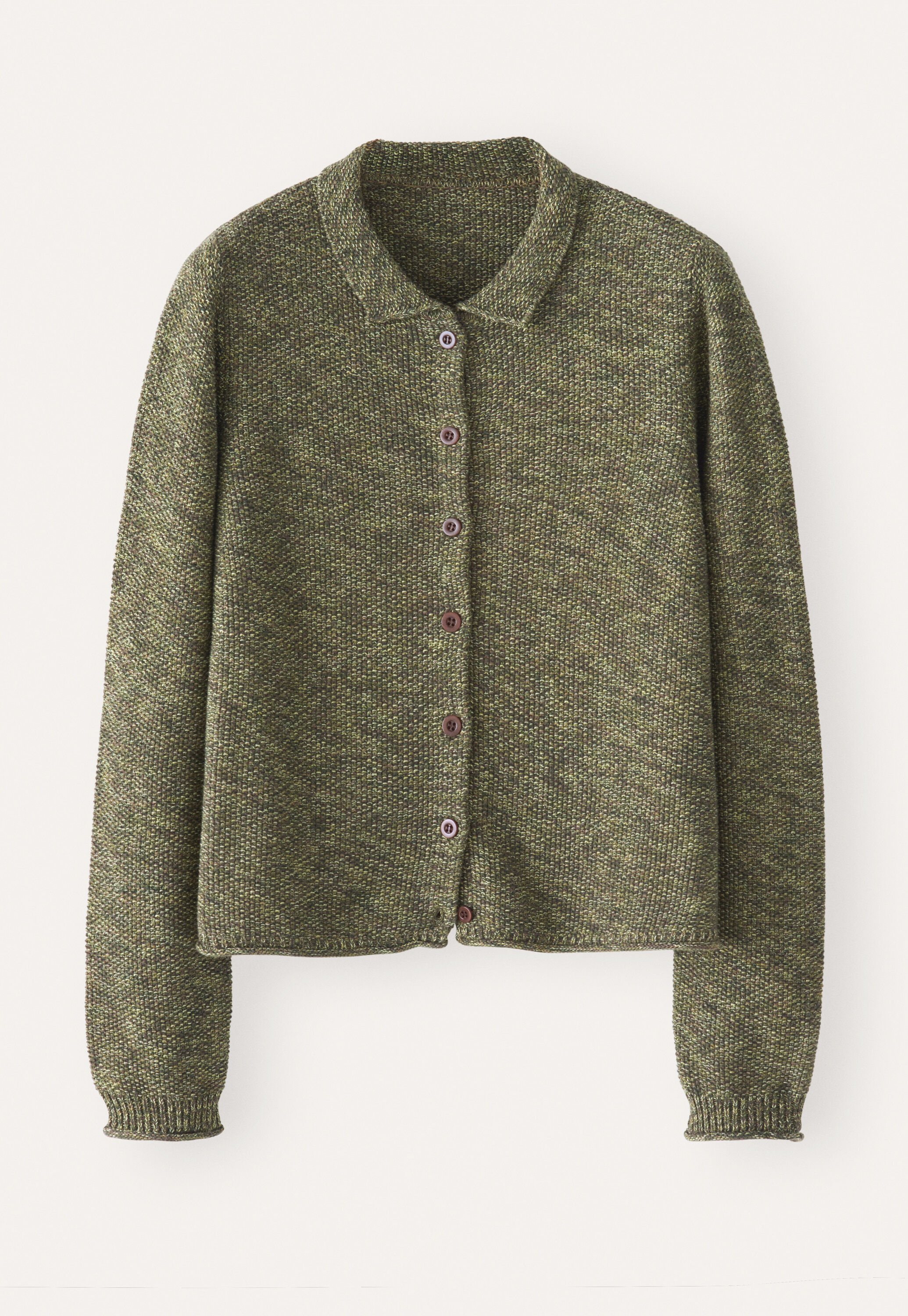Cardigan im Perlmuster