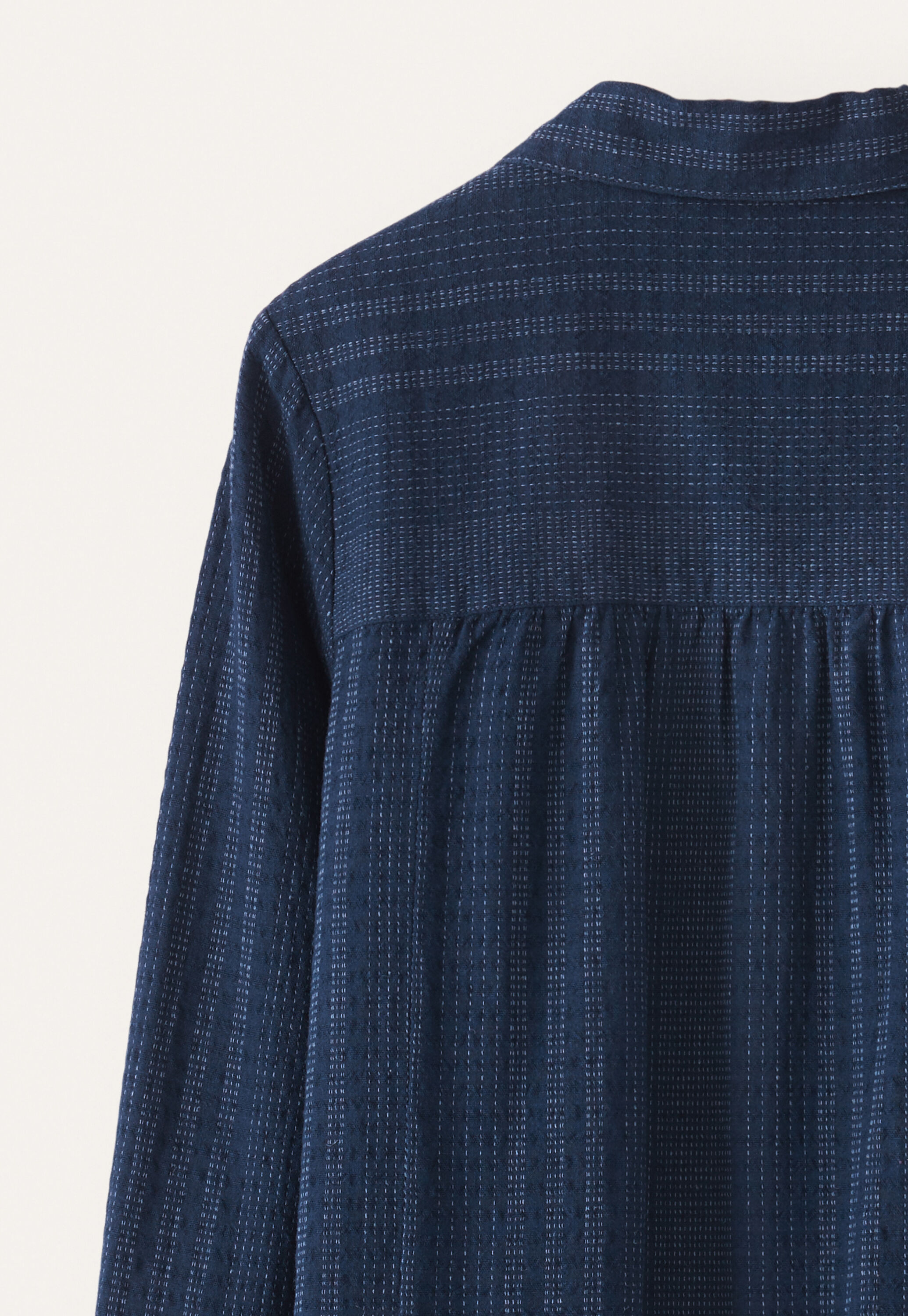 Gestreiftes Hemdblusenkleid