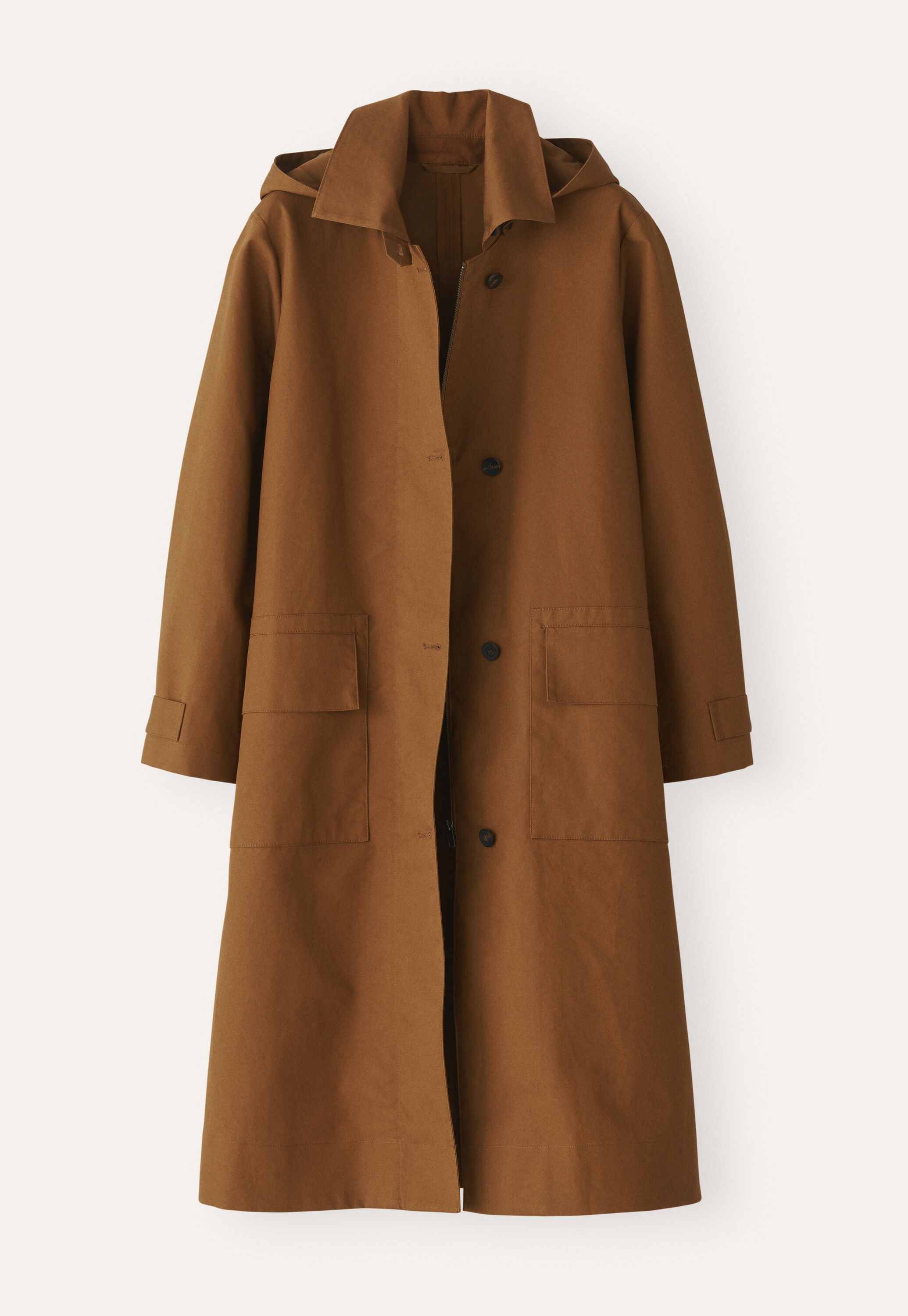 Trenchcoat mit Kapuze