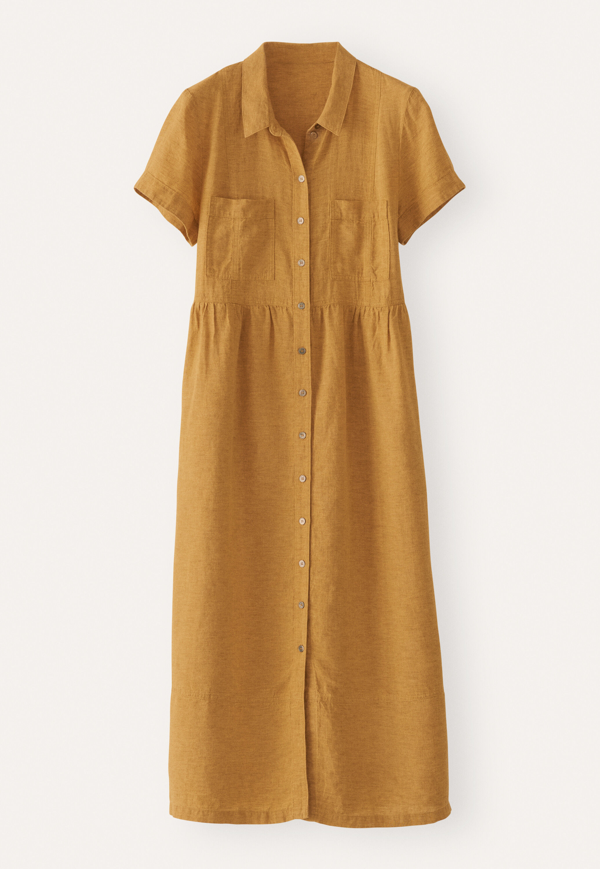 Kleid mit geraffter Taille
