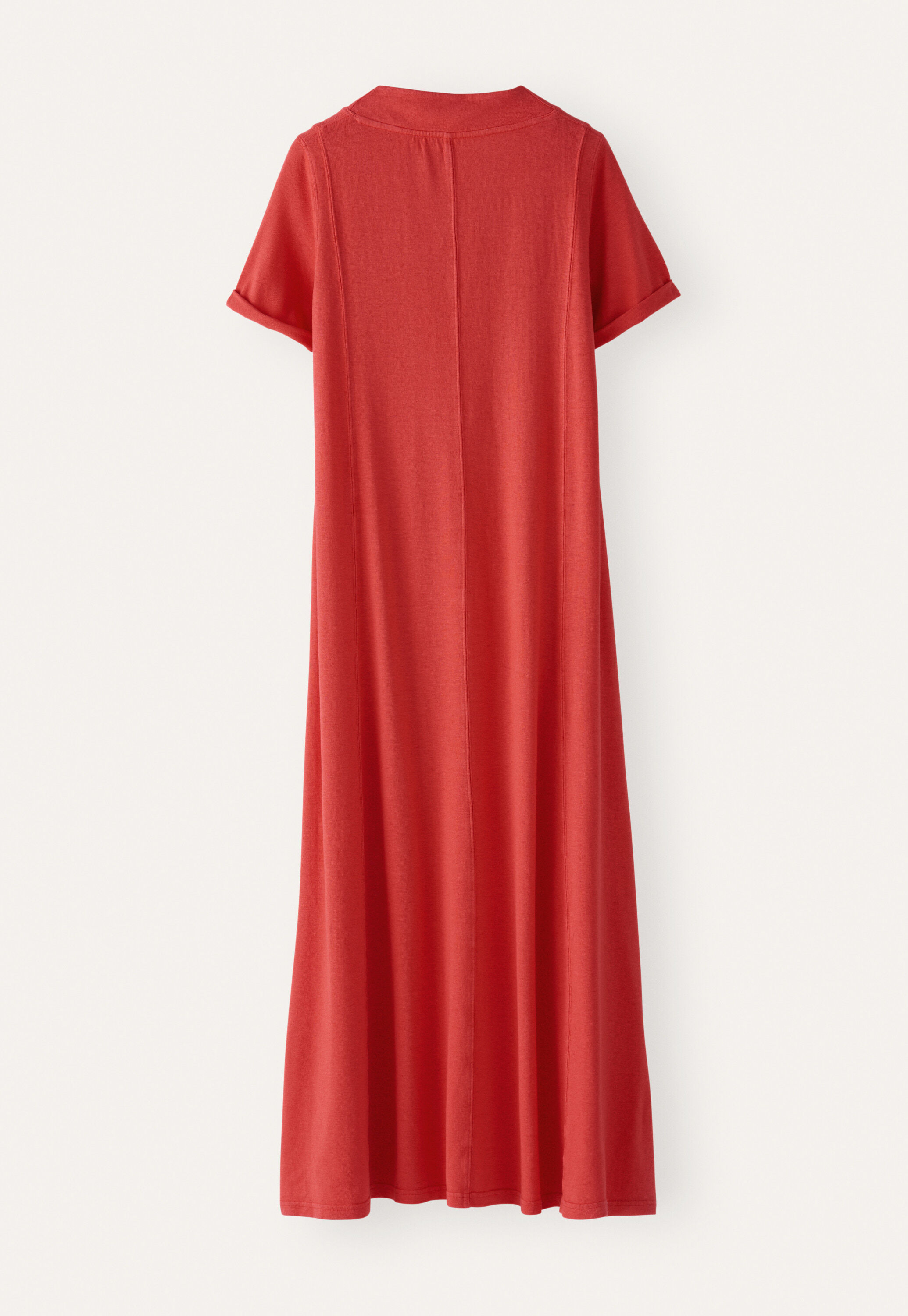 Kleid mit V-Ausschnitt und Eins&auml;tzen