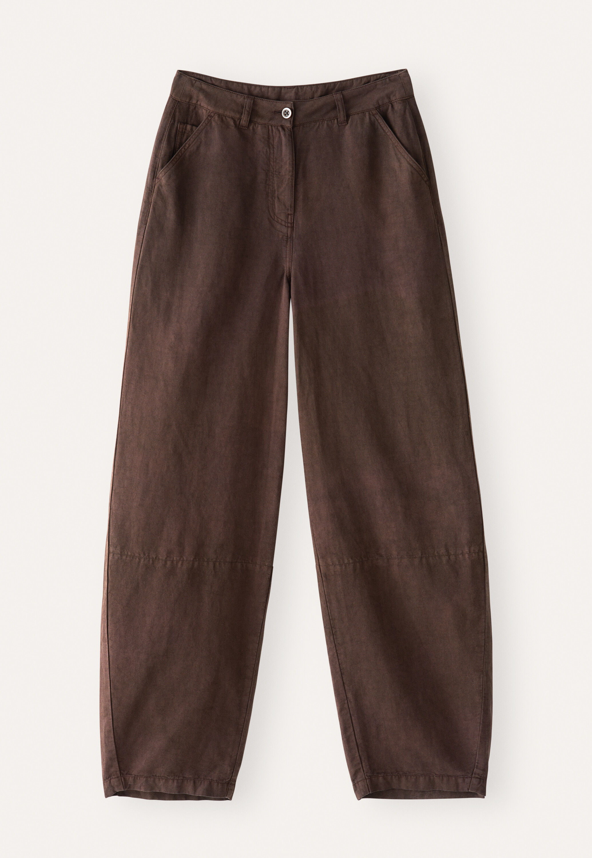 Jeans mit geschwungenen N&auml;hten