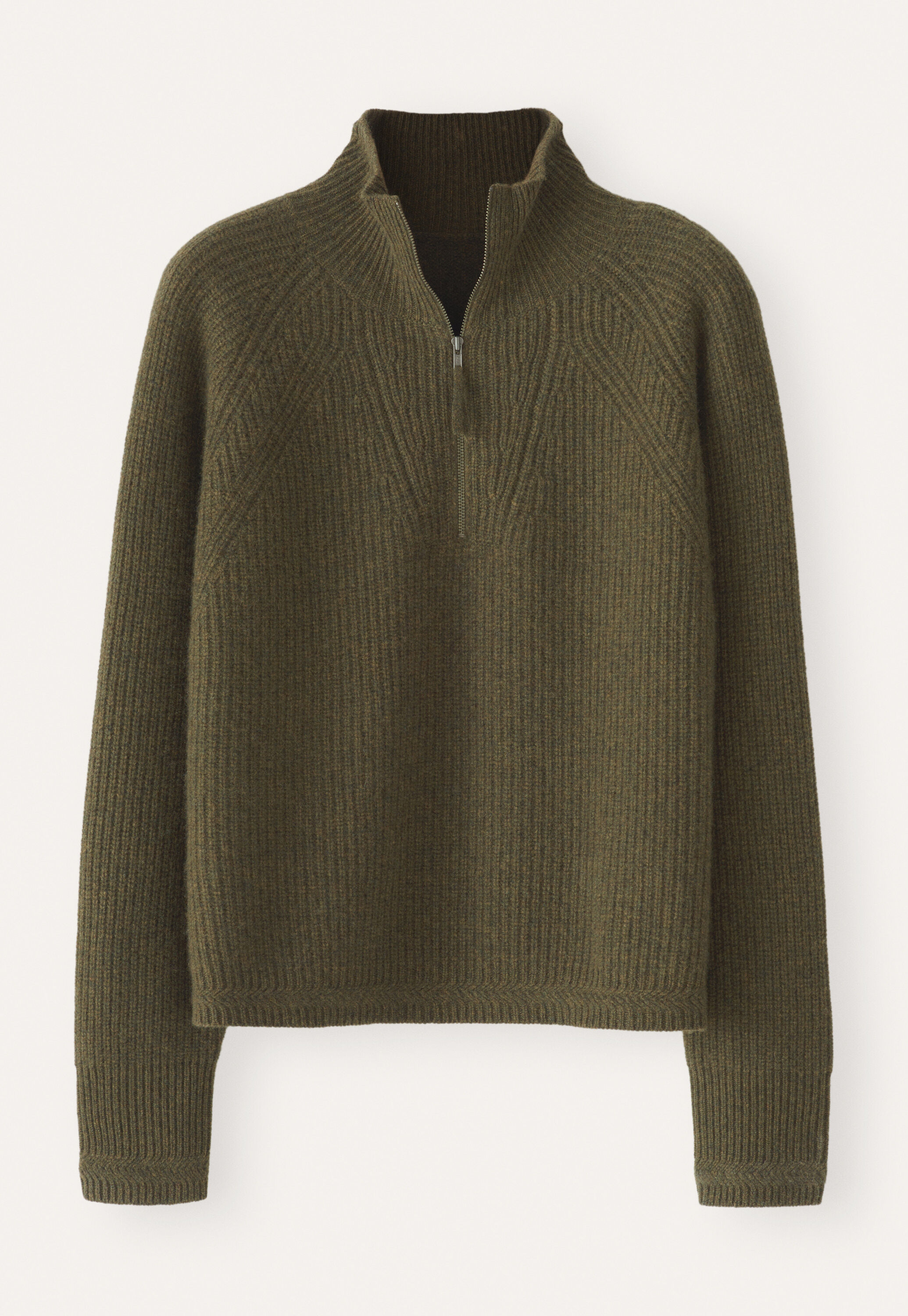 Pullover mit Frontrei&szlig;verschluss
