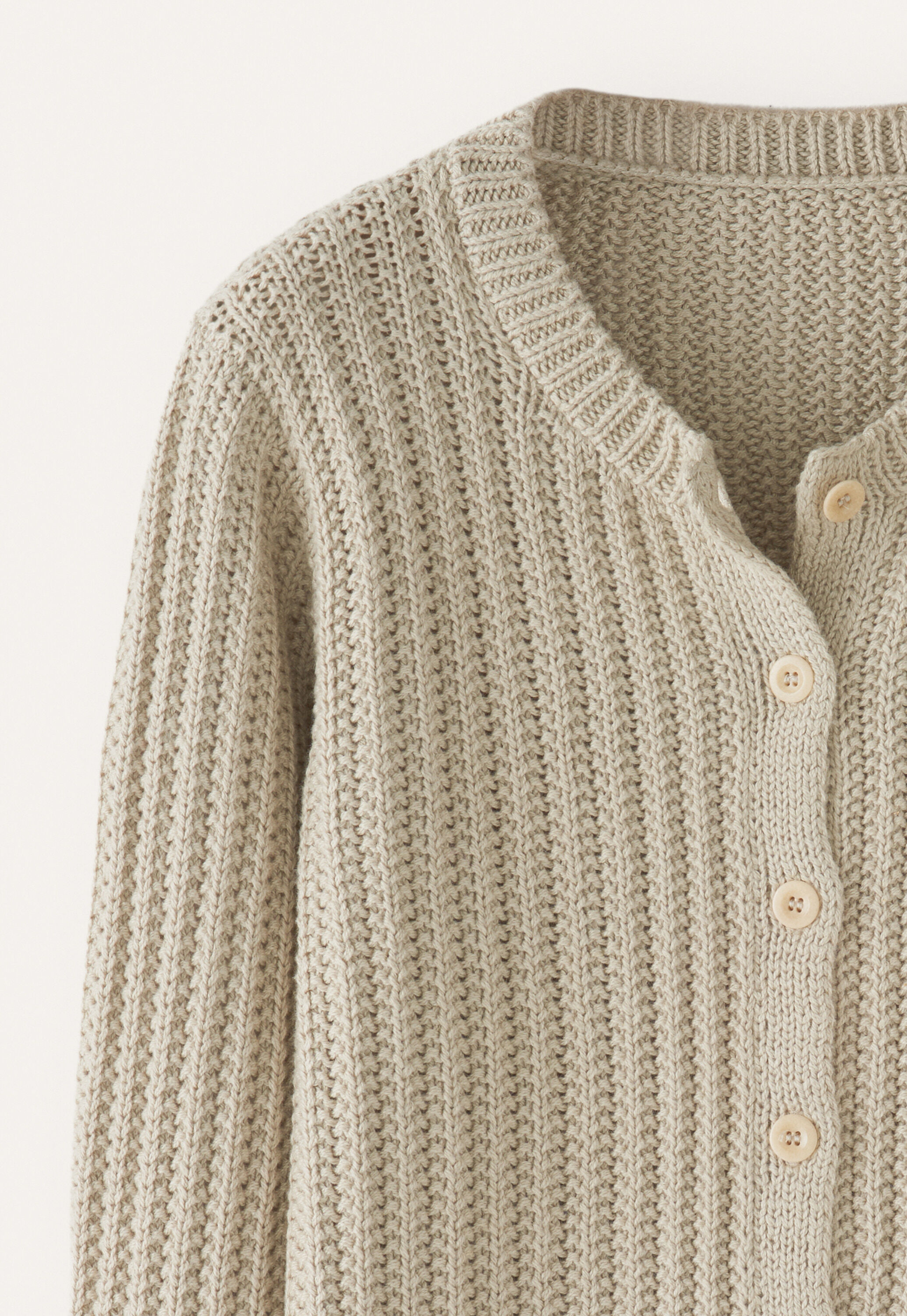 Gerippter Cardigan