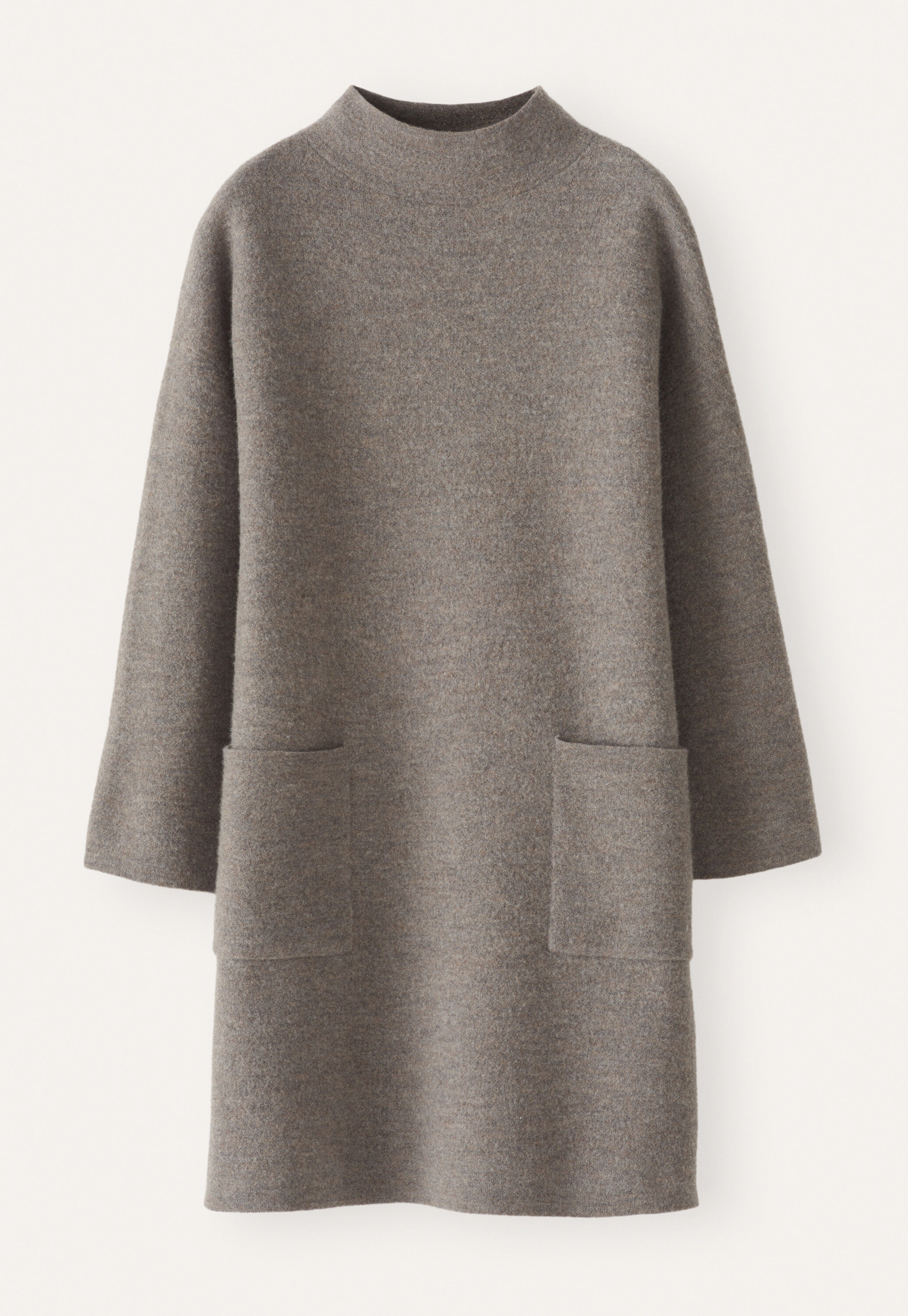 Kleid mit aufgesetzten Taschen