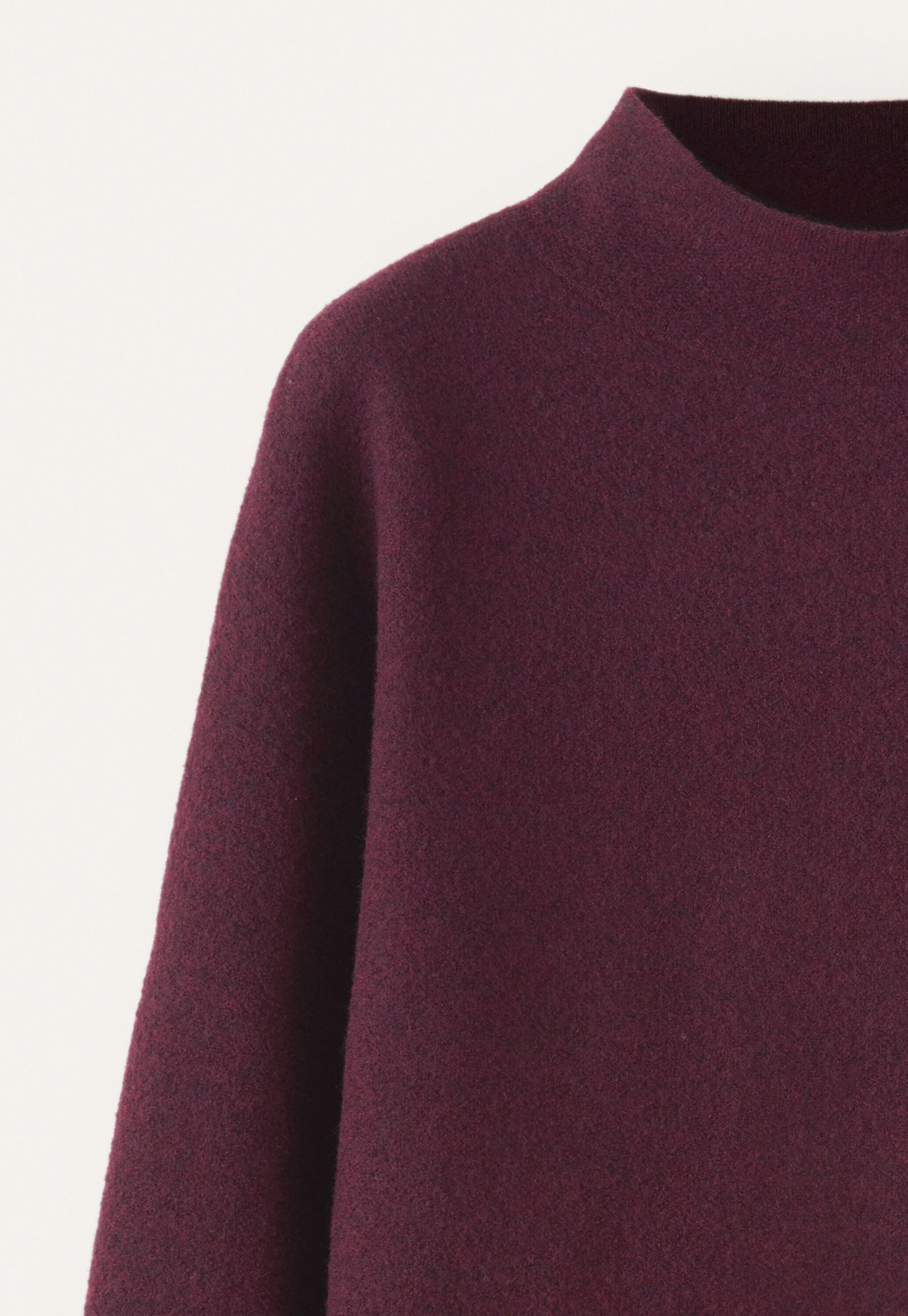 Kleid mit aufgesetzten Taschen, Aubergine, large