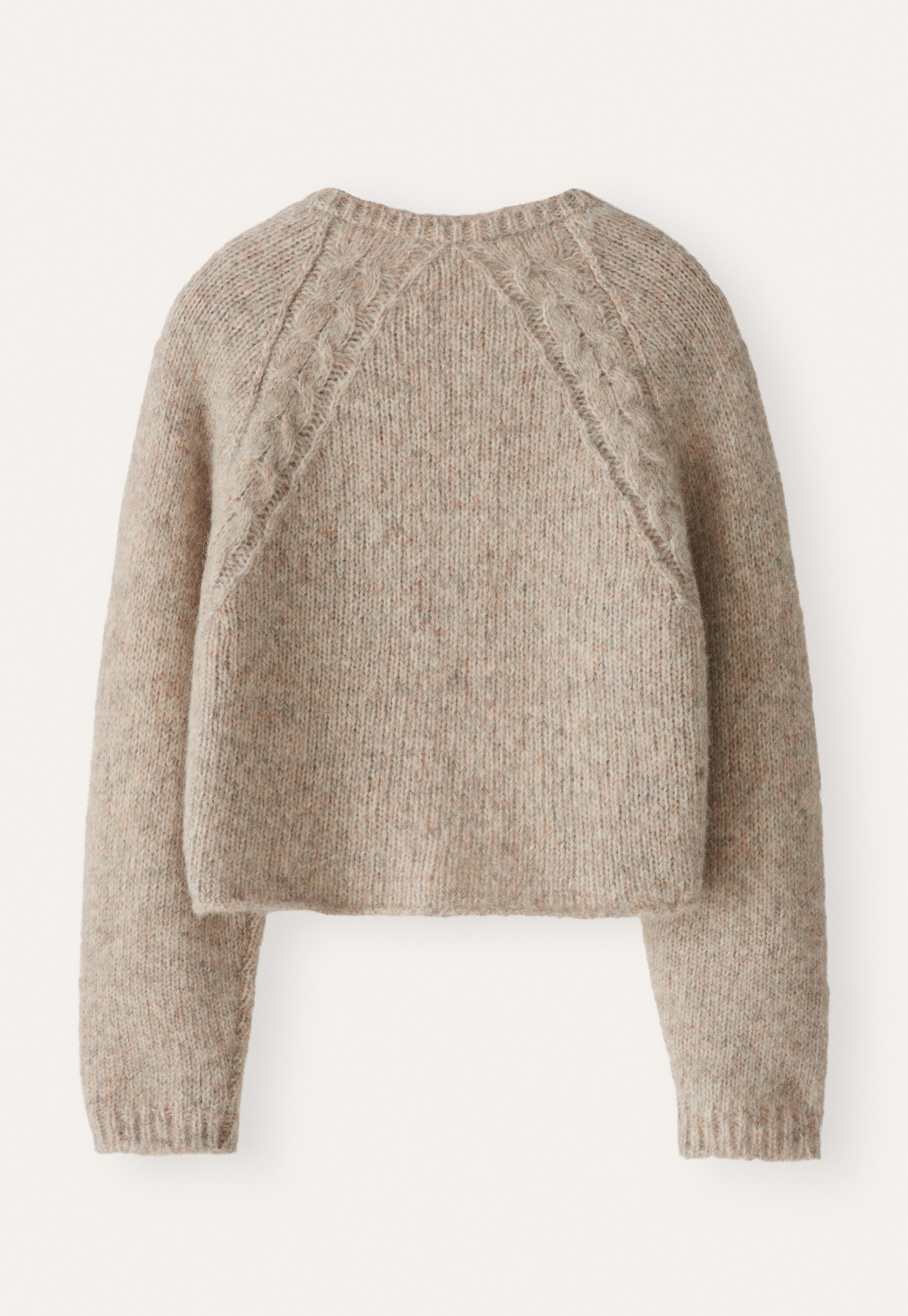 Cardigan mit Zopfmuster