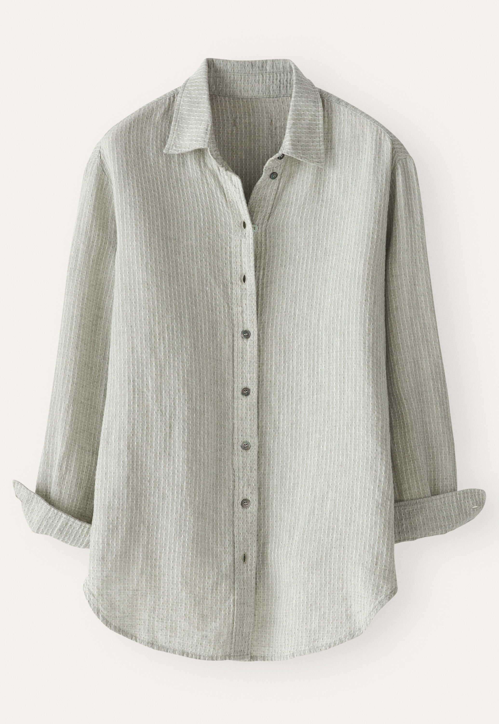 Overshirt aus strukturiertem Gewebe