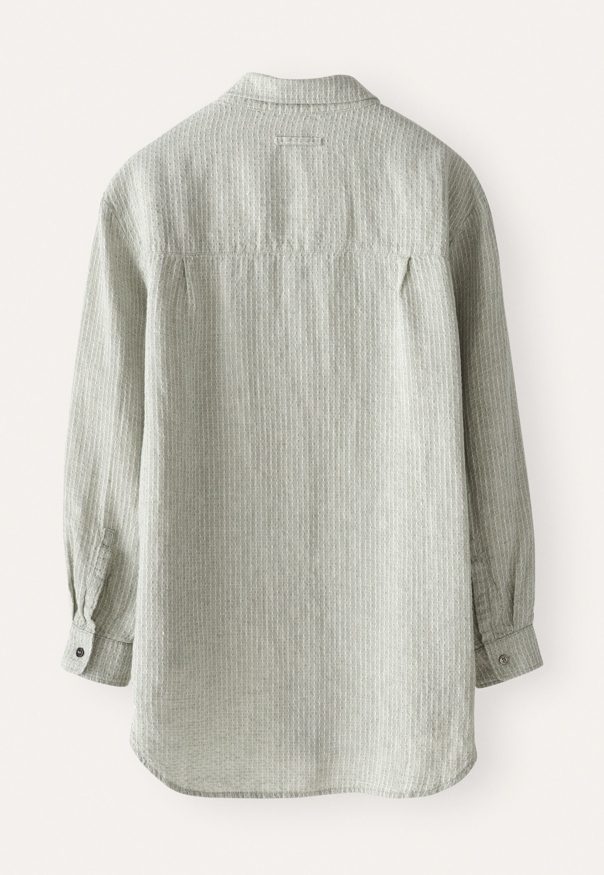 Overshirt aus strukturiertem Gewebe