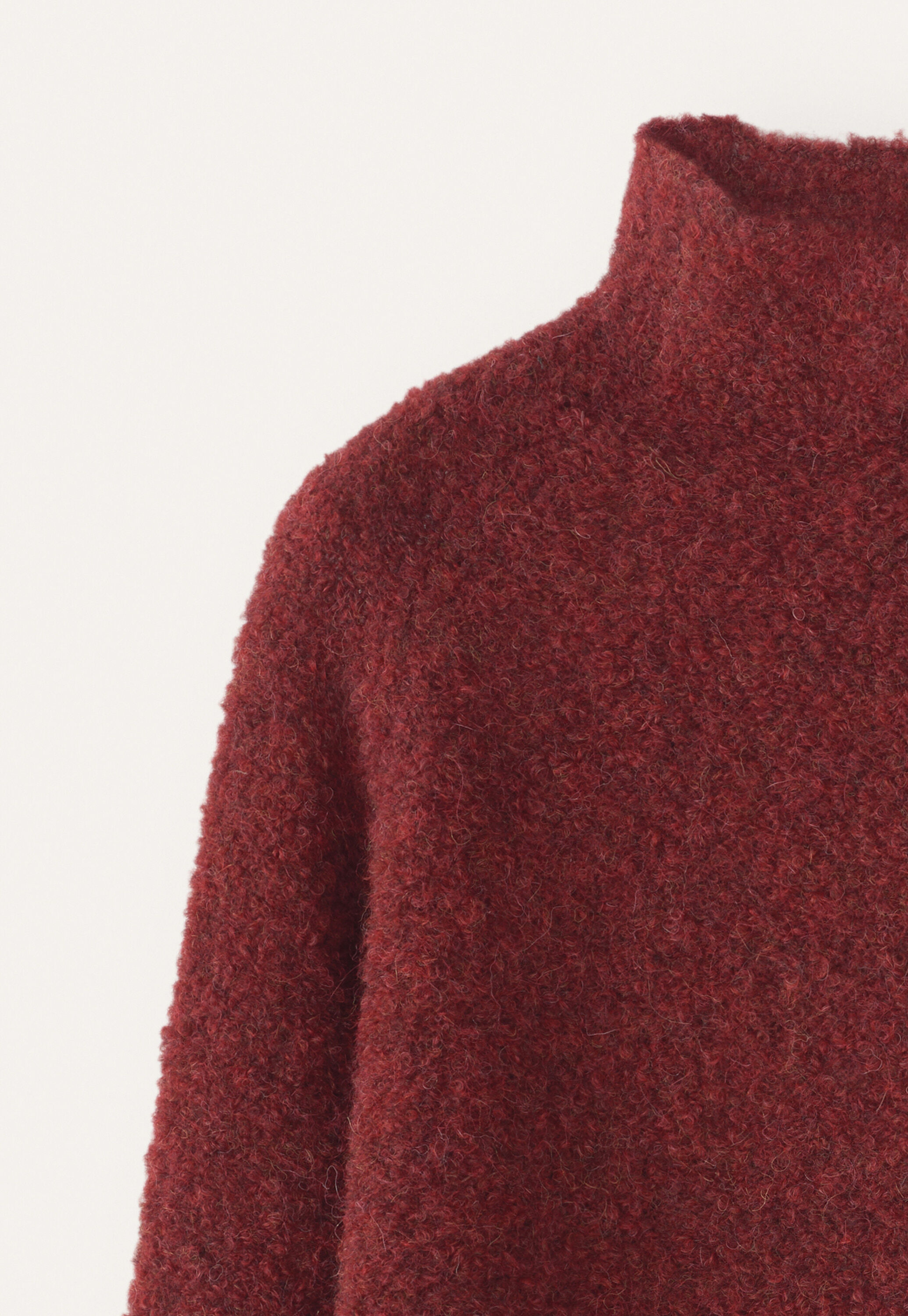 Pullover mit Trichterkragen