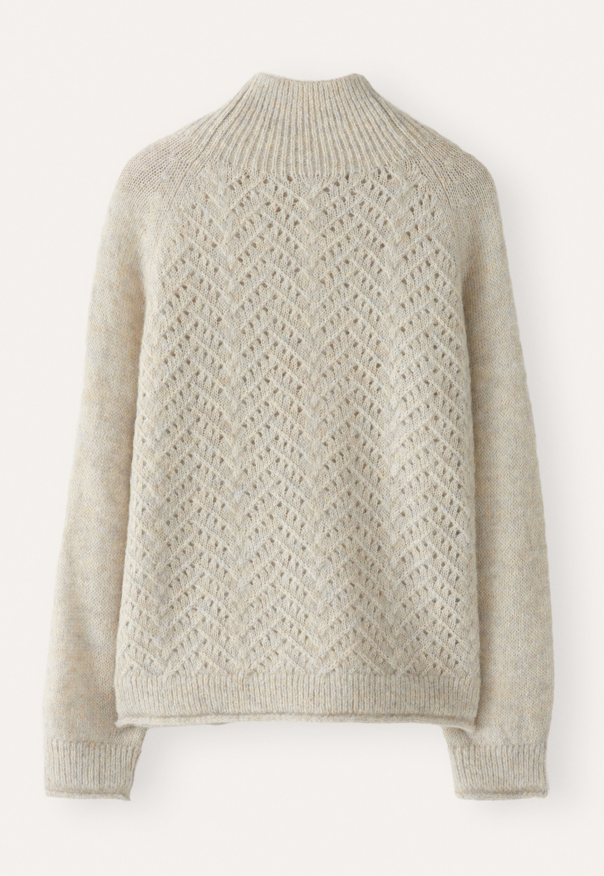 Pullover mit Zopfmuster