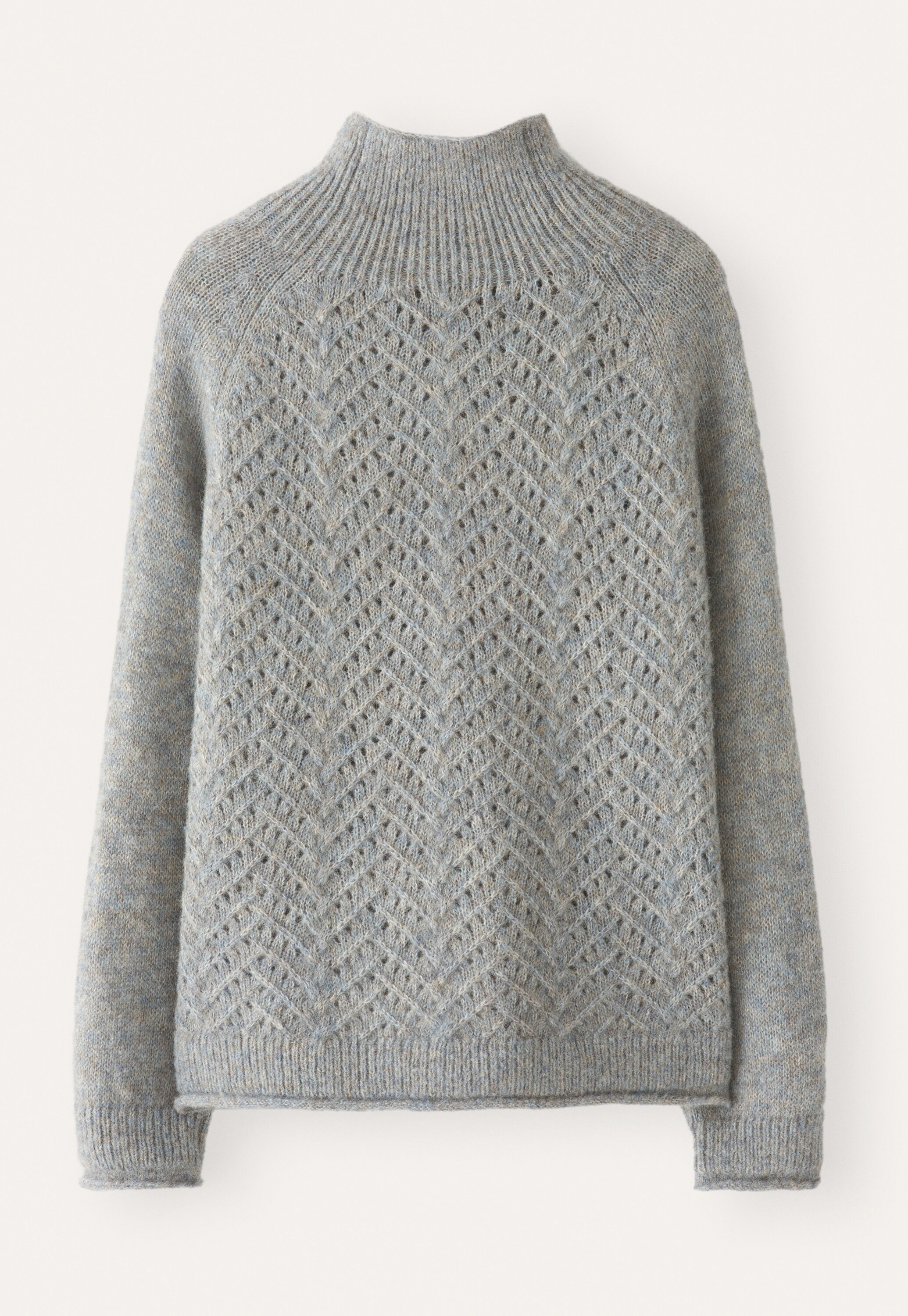 Pullover mit Zopfmuster