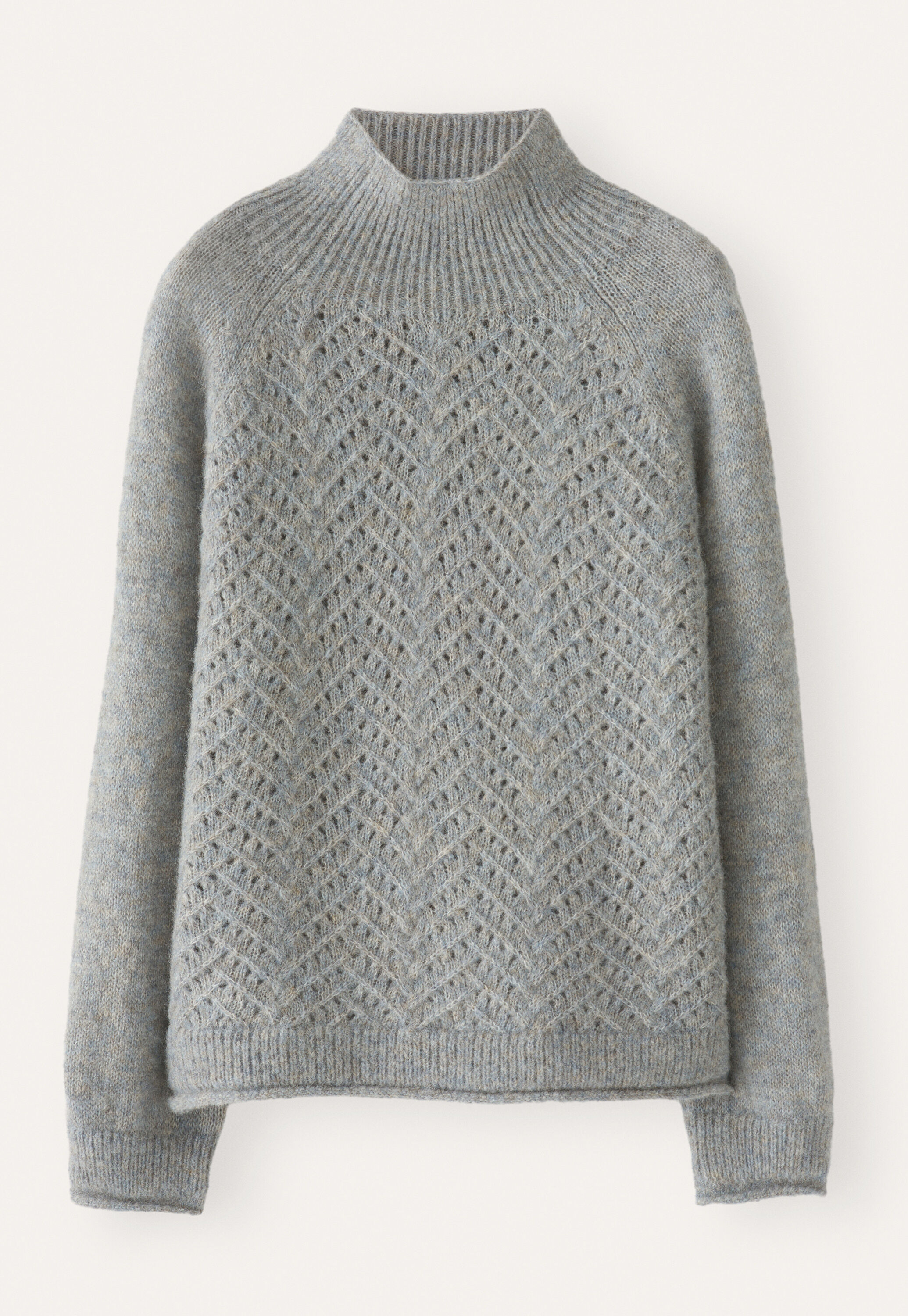 Pullover mit Zopfmuster