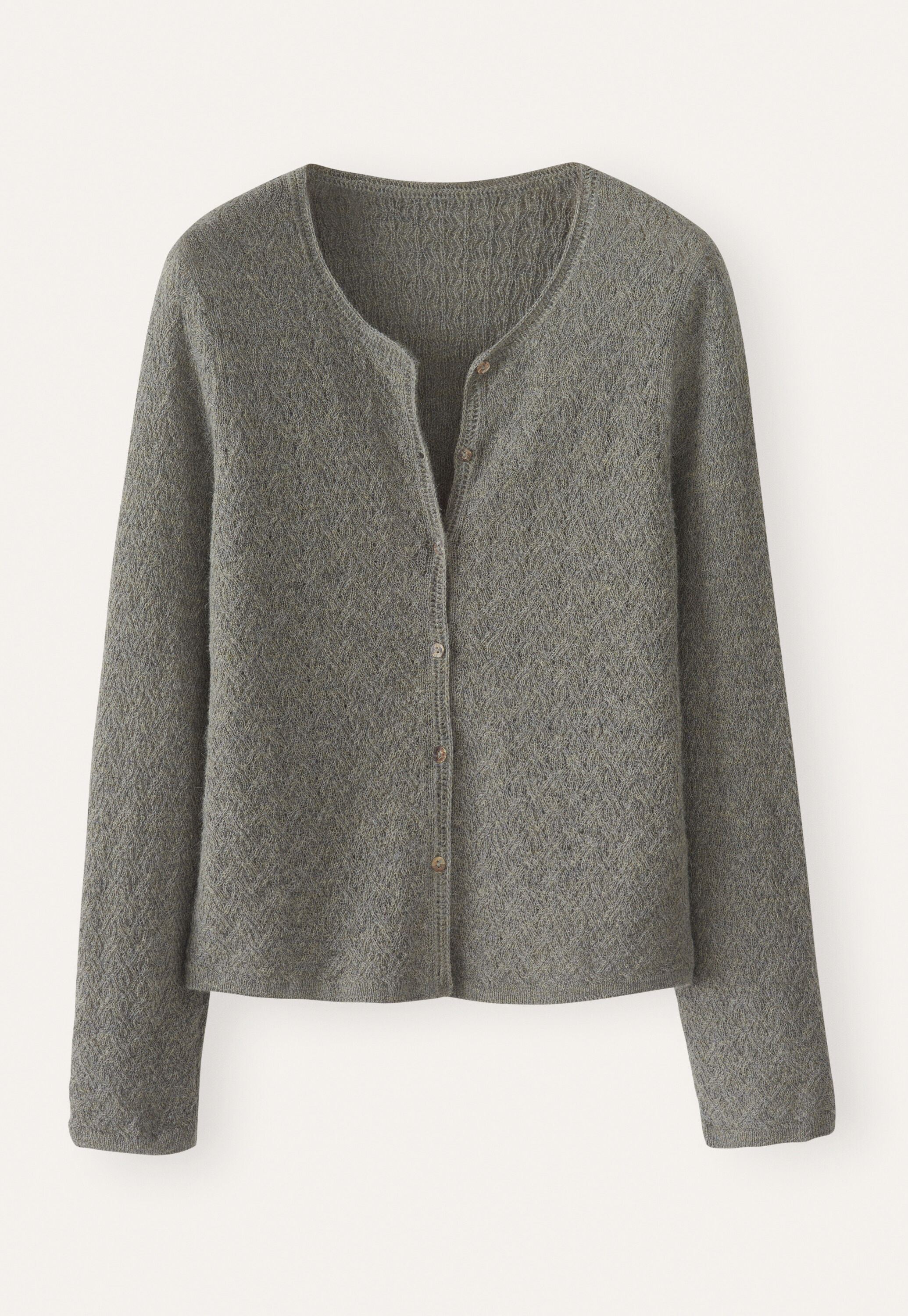 Zopfmuster-Cardigan