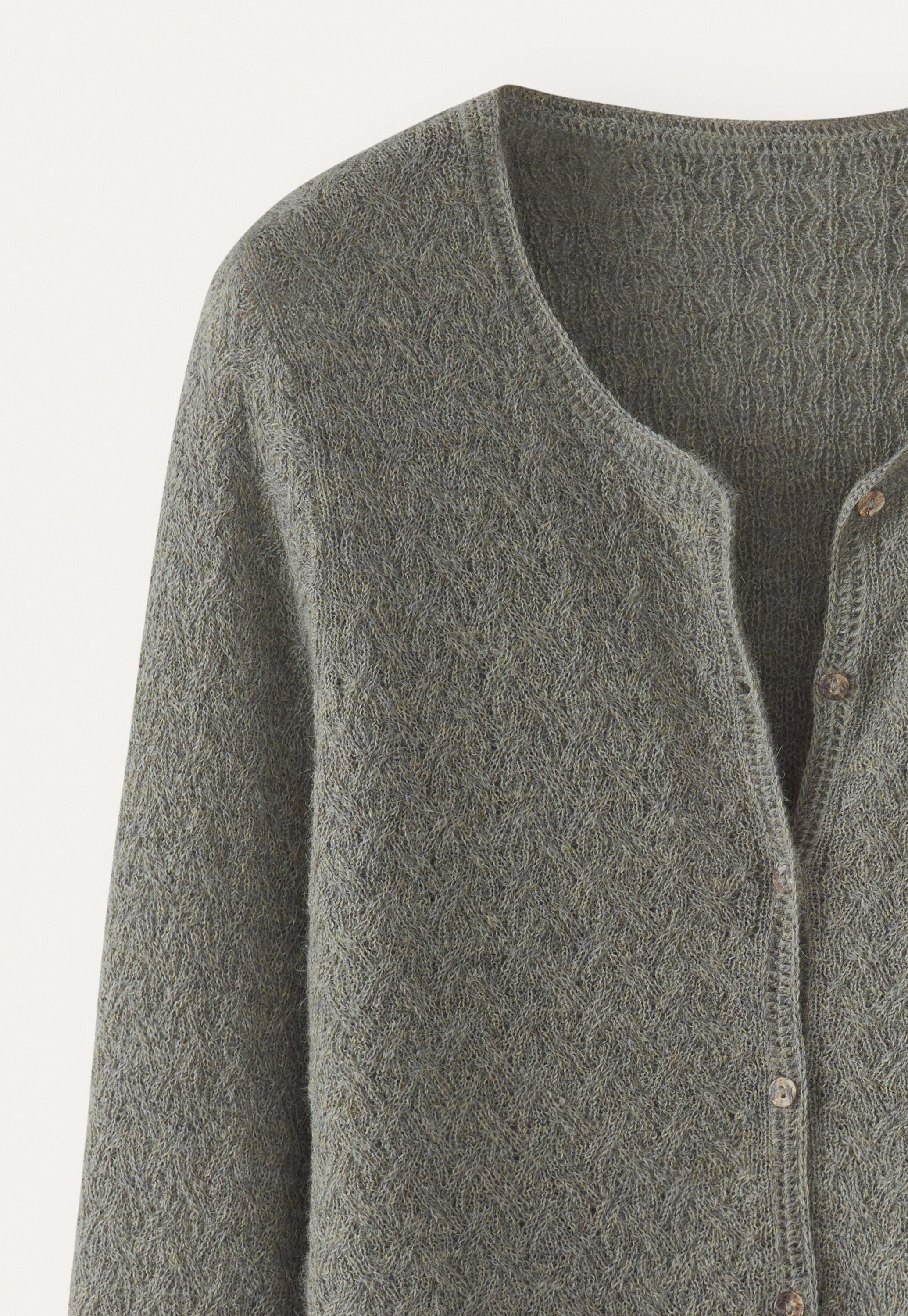 Zopfmuster-Cardigan