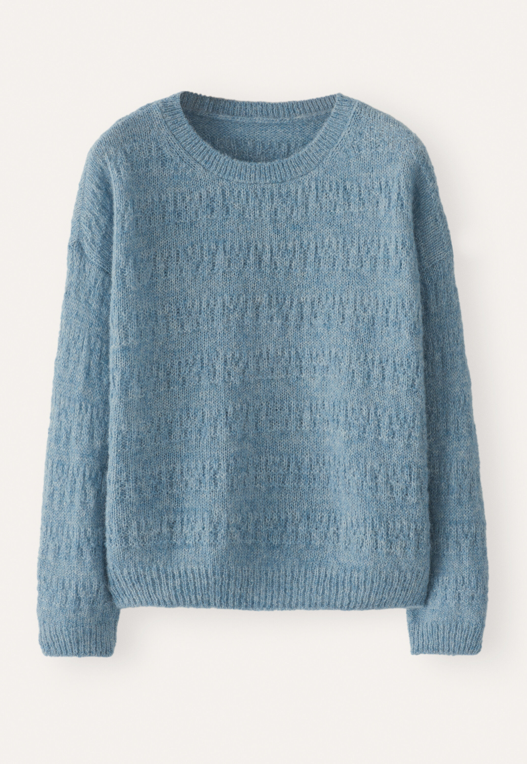 Pullover mit strukturierten Streifen
