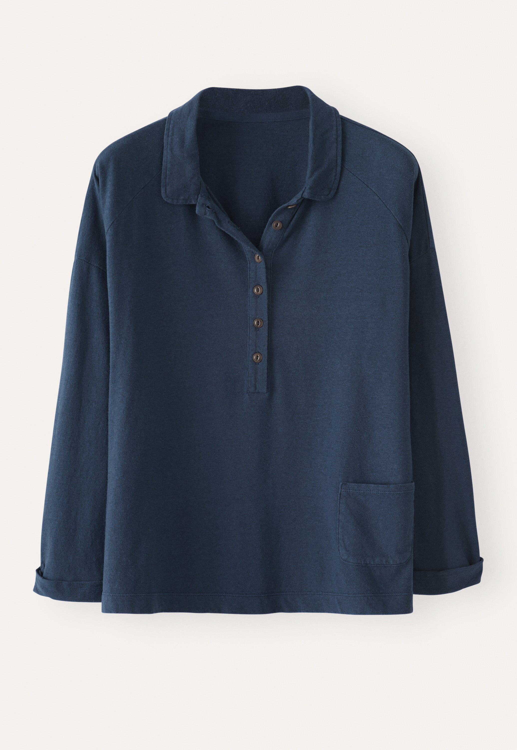 Jersey-Polo-Oberteil