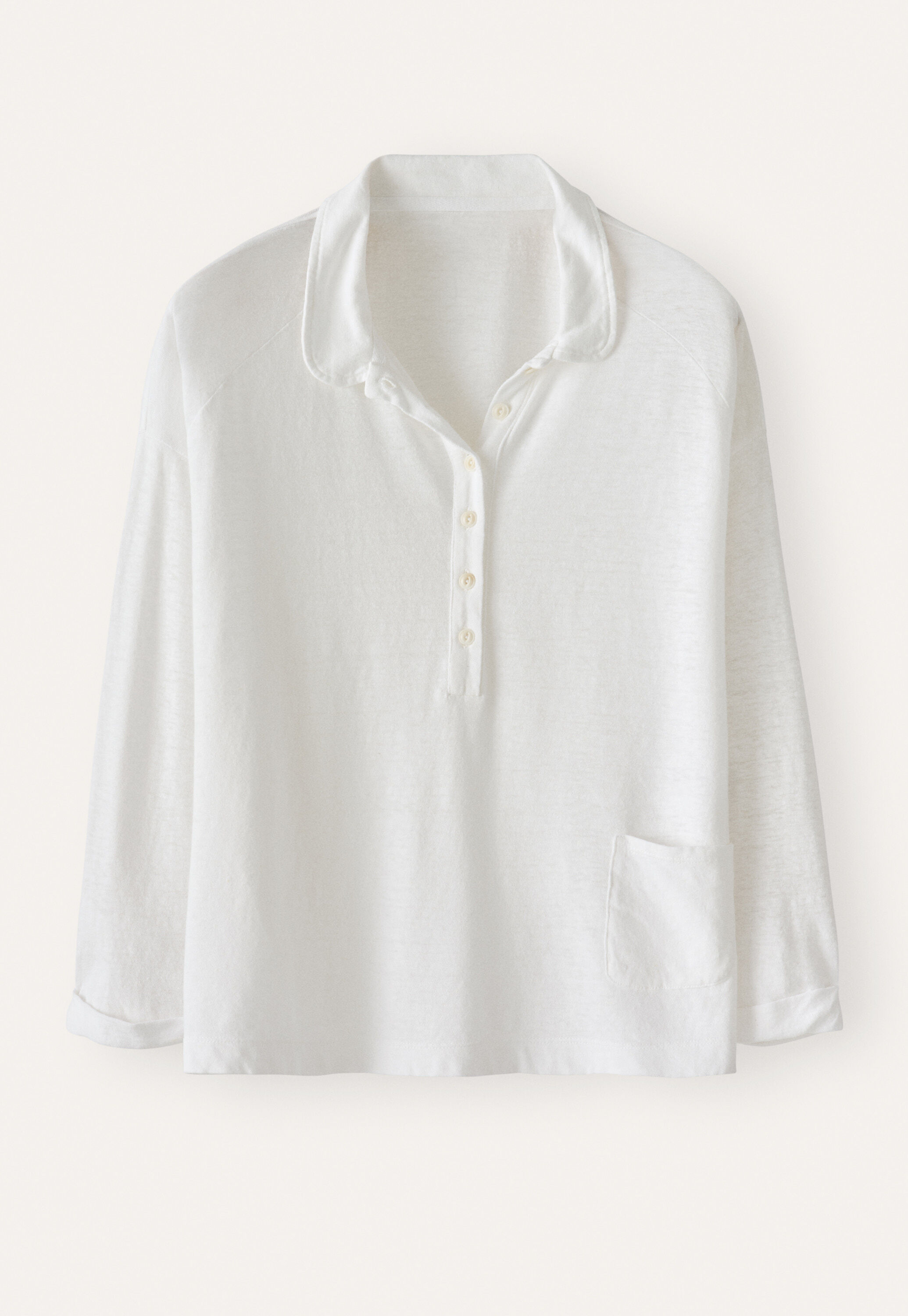 Jersey-Polo-Oberteil