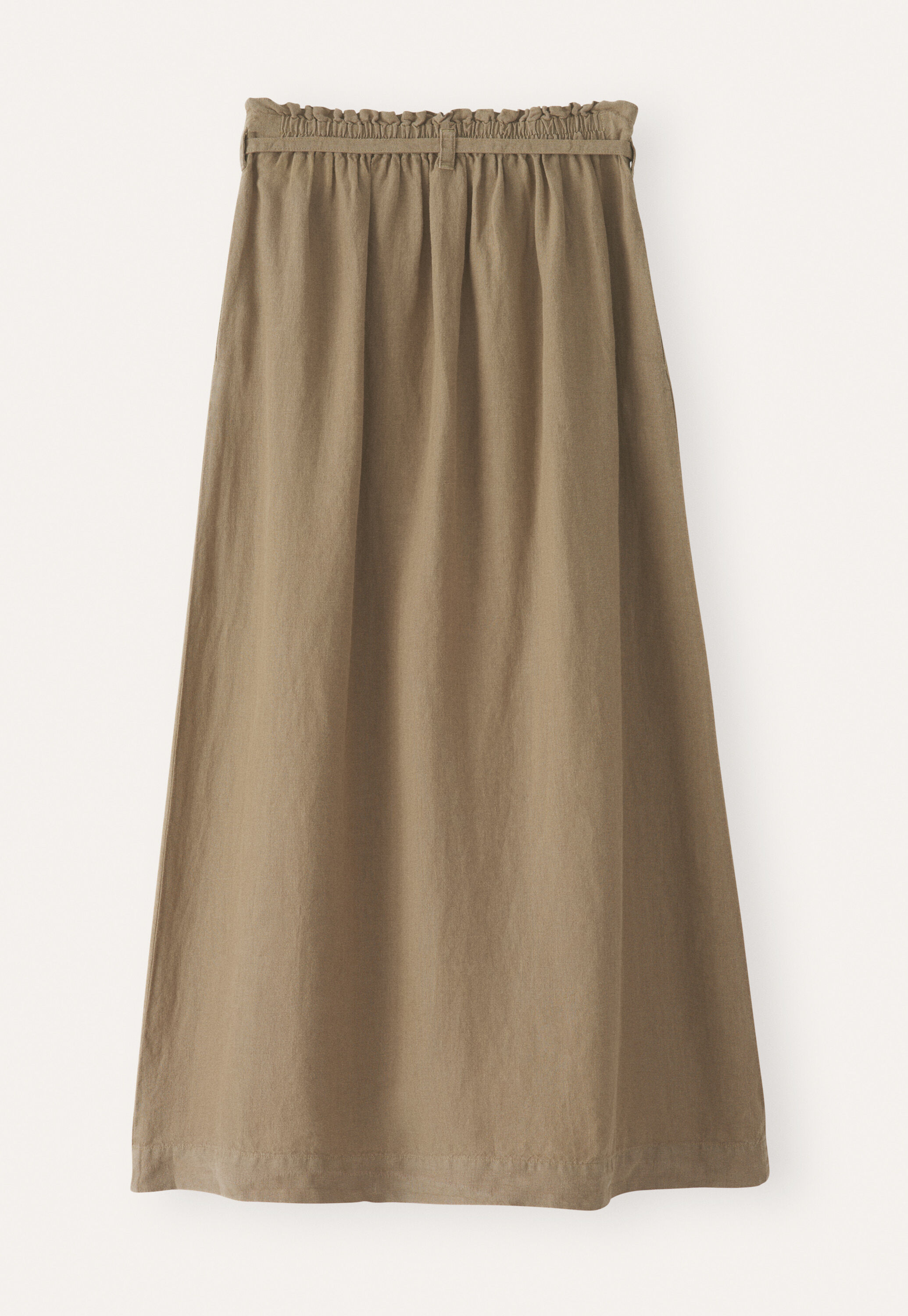 Rock mit Falten in der Taille
