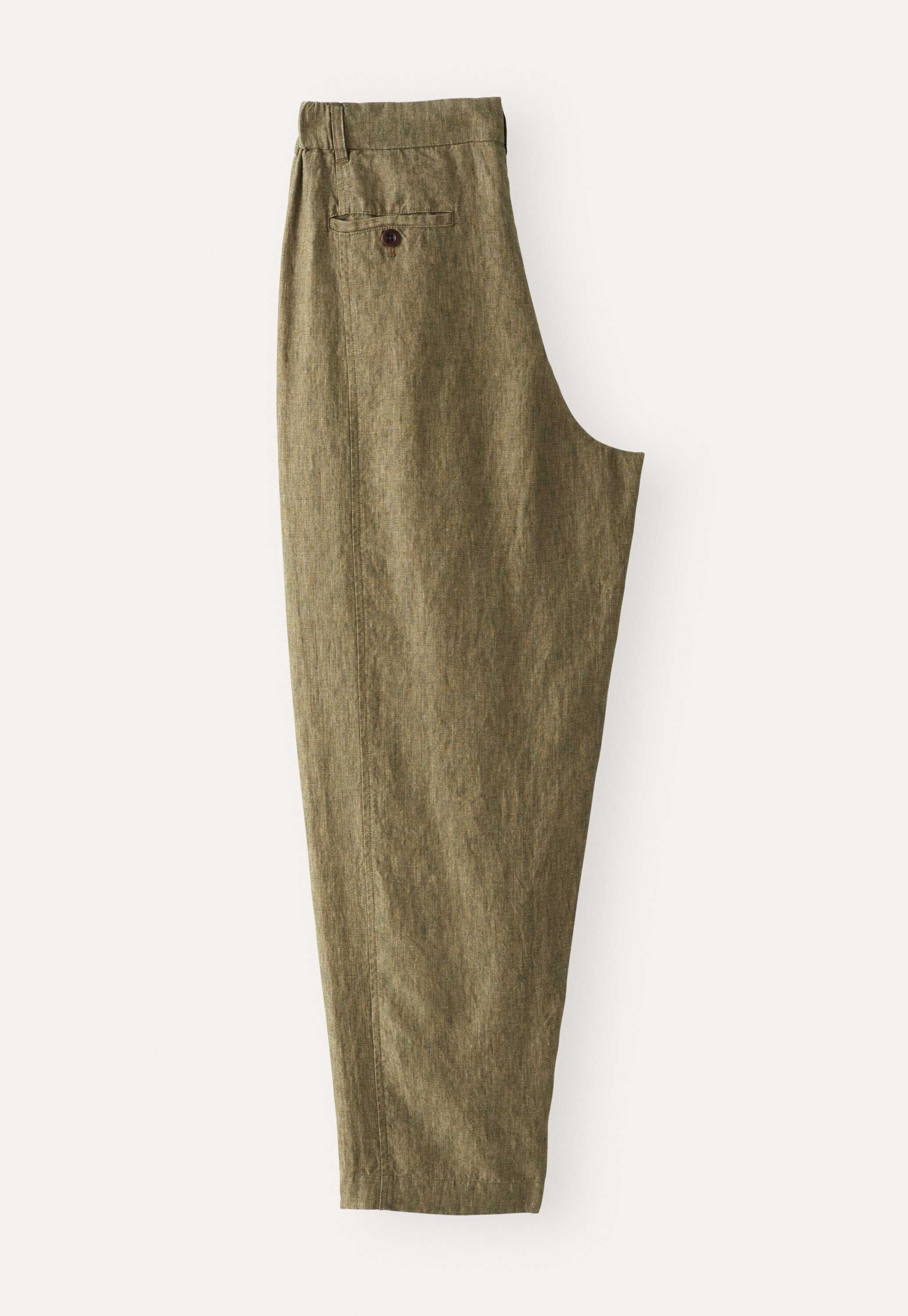 K&uuml;rzere, schmal zulaufende Hose