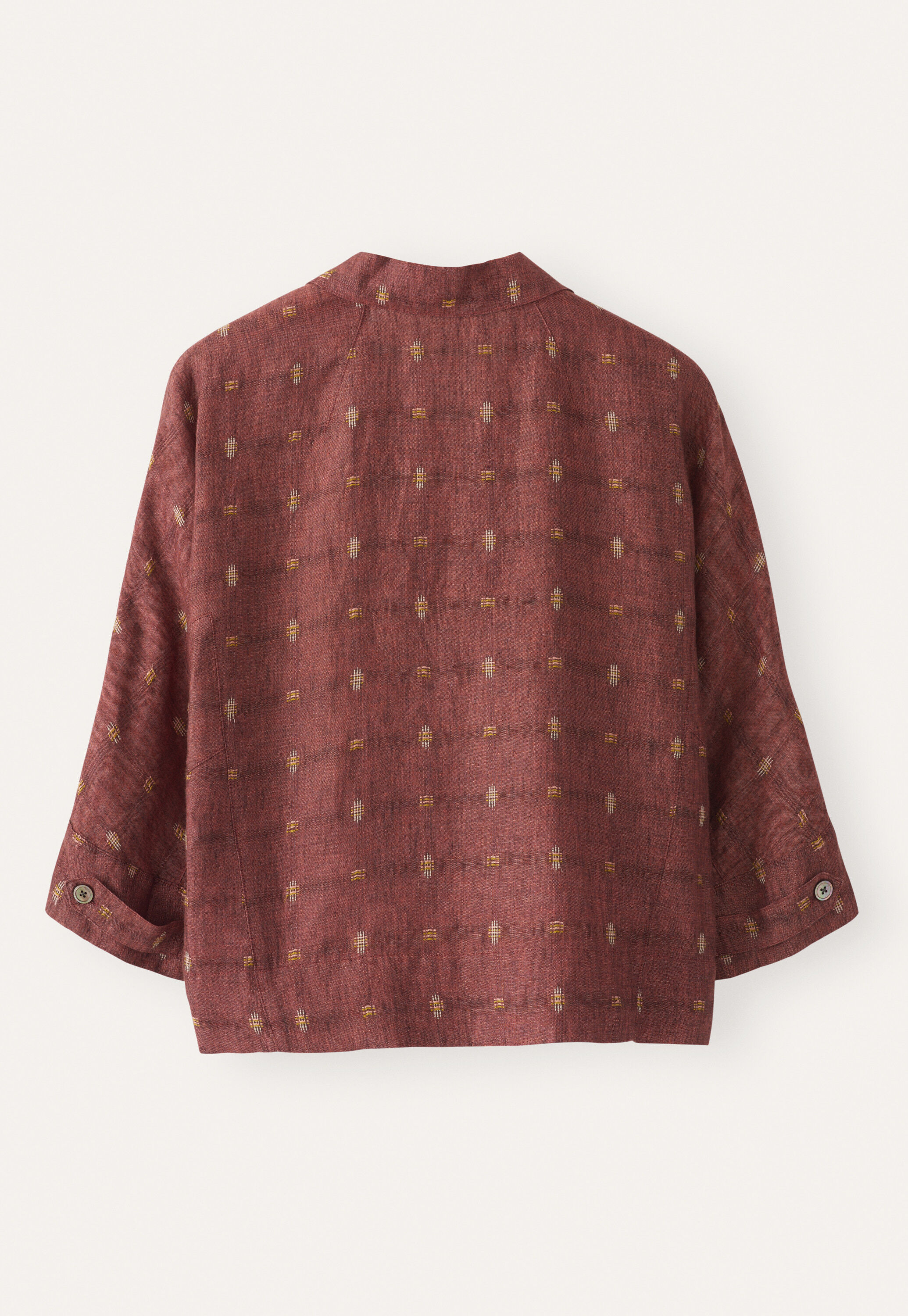Bluse aus geklipptem Dobby