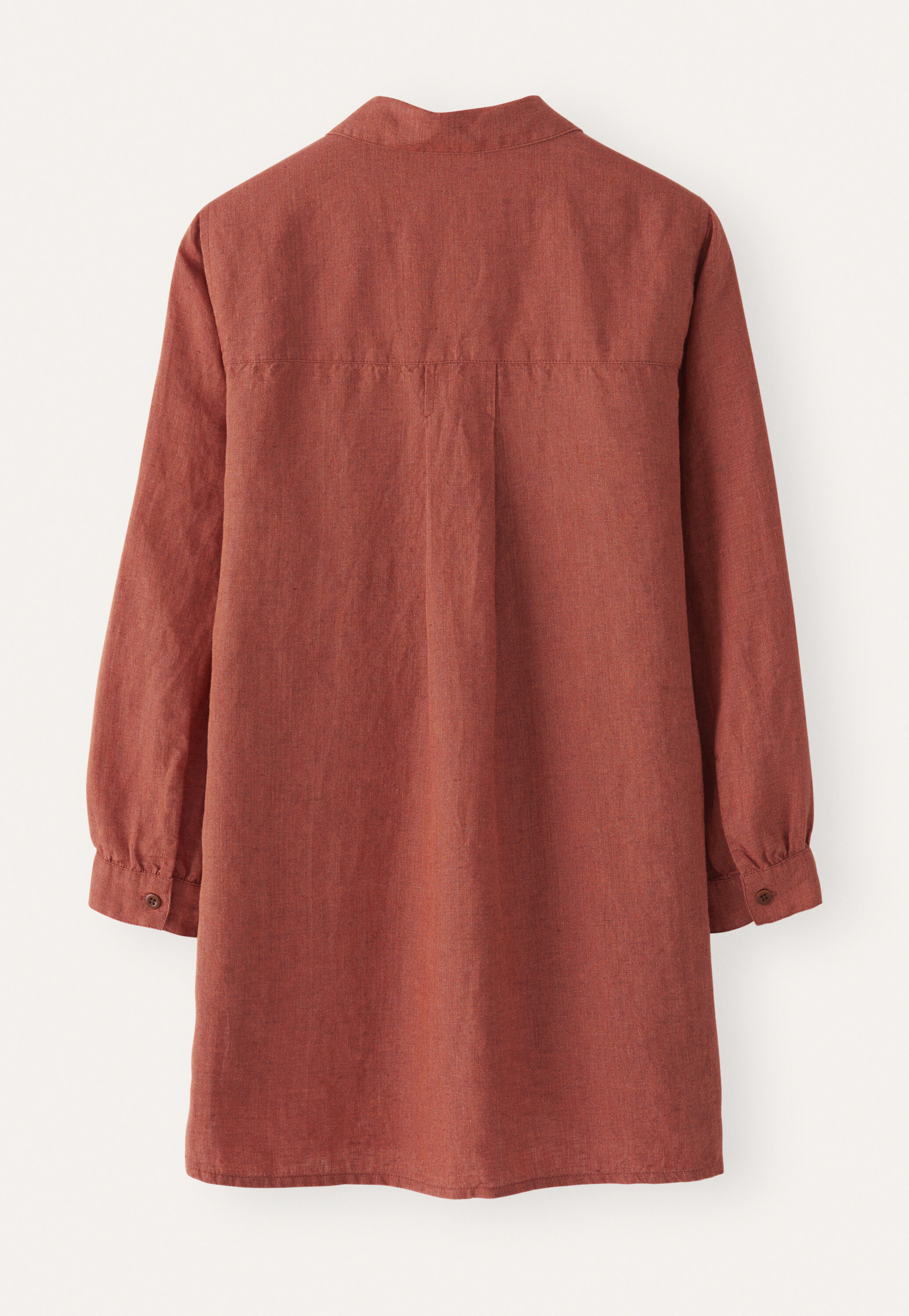 Bluse mit tiefen Seitenschlitzen