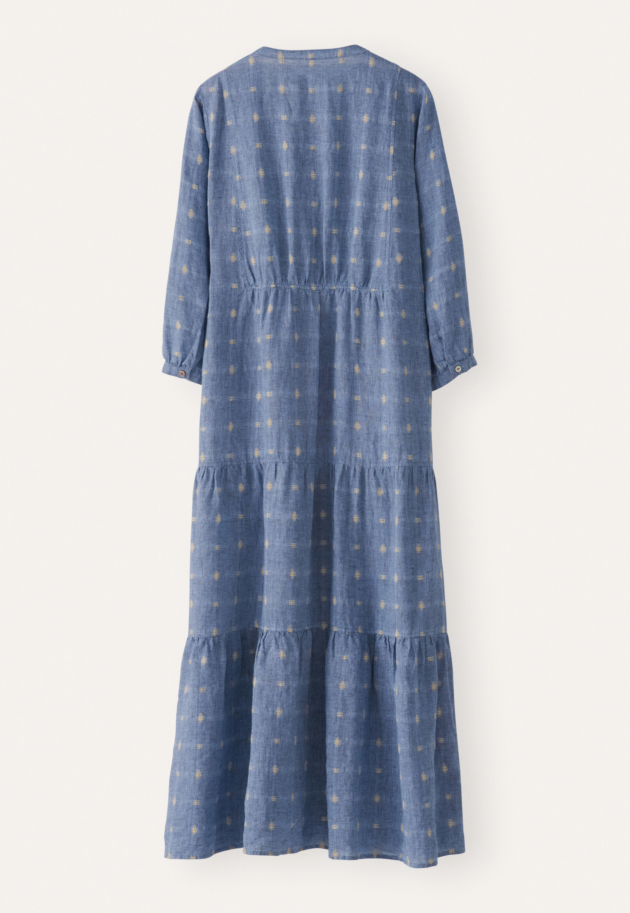 Kleid aus geklipptem Dobby-Gewebe