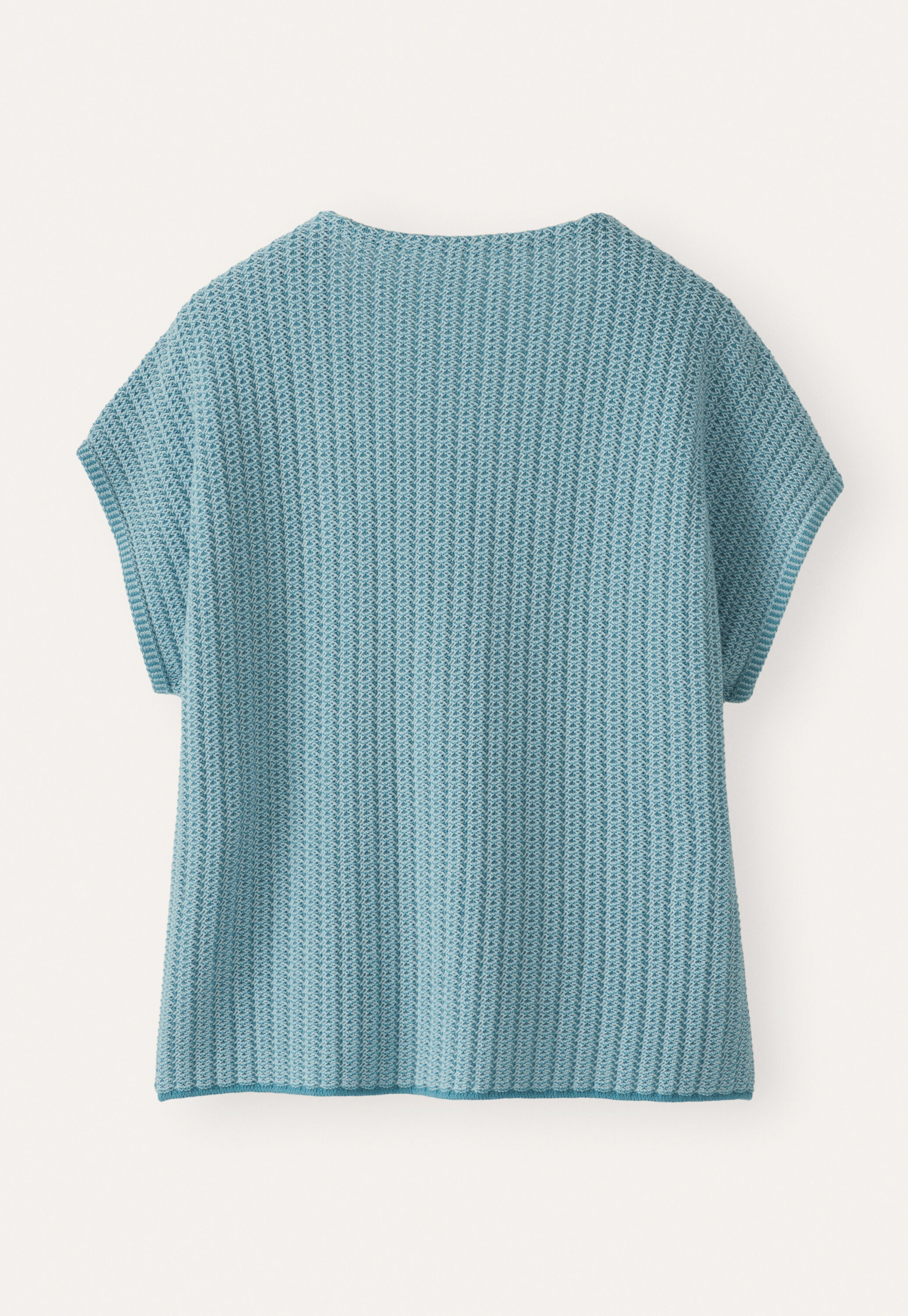 Zweifarbiger gekn&ouml;pfter Pullover