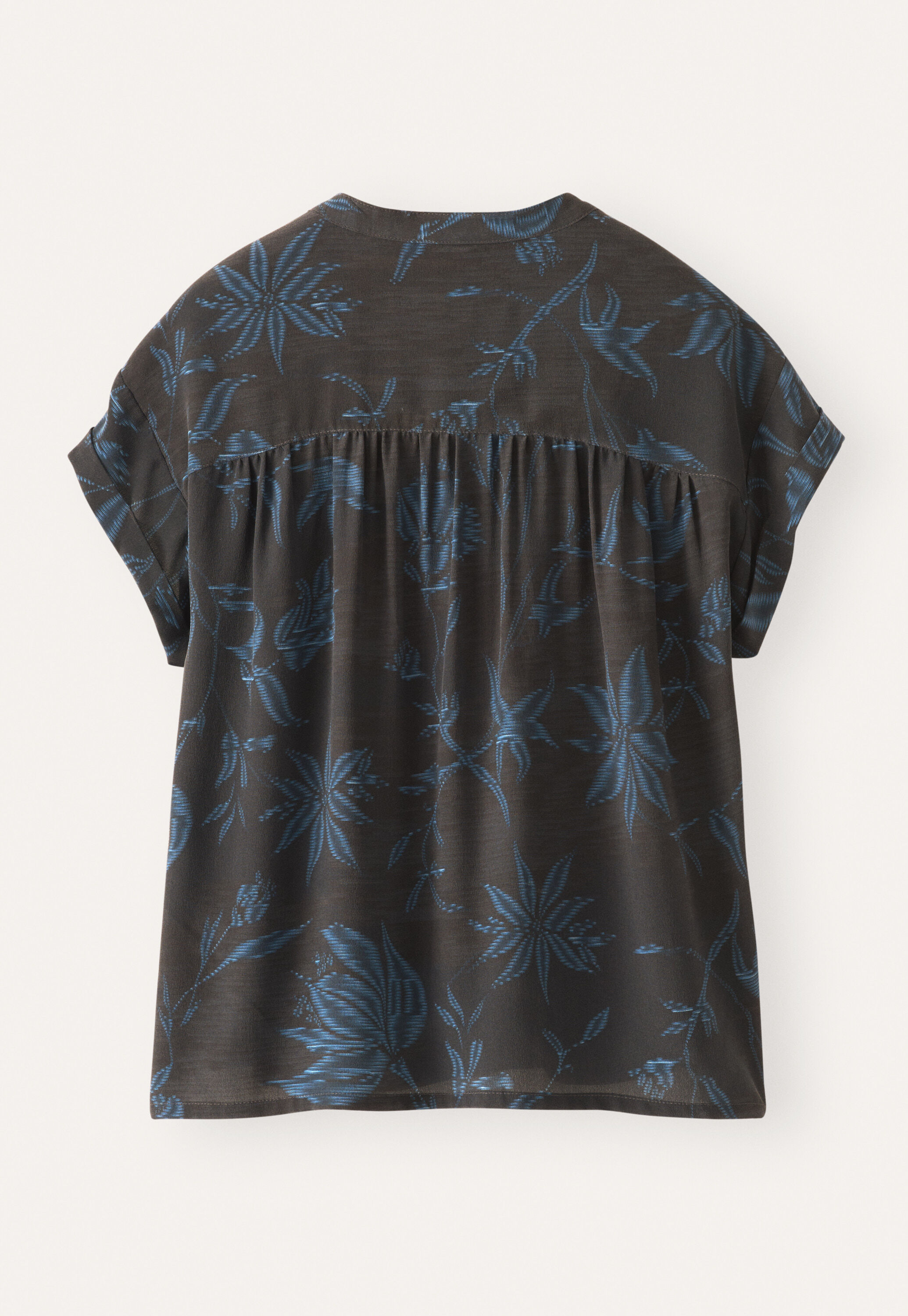 Bedruckte kastige Bluse
