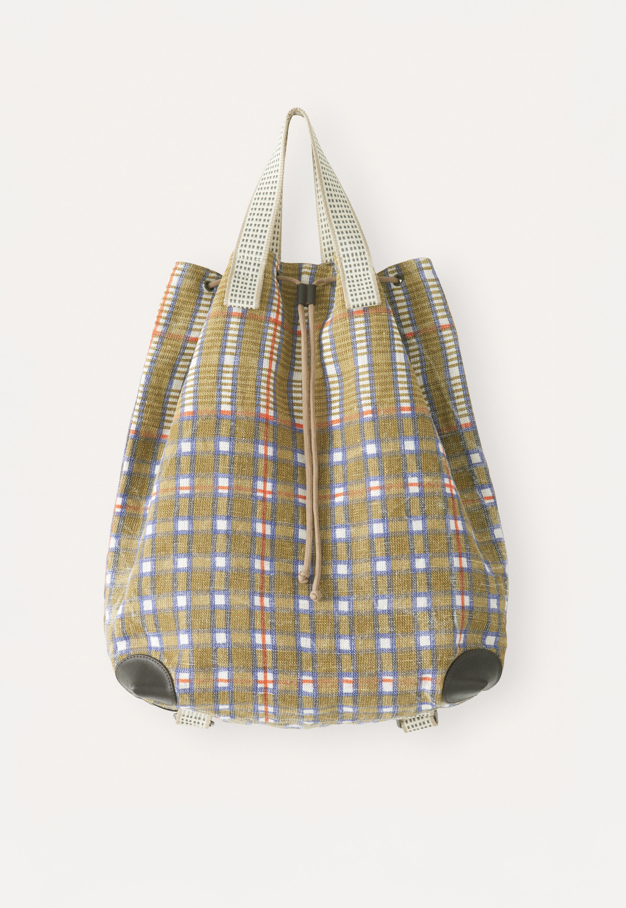 Karierter Rucksack